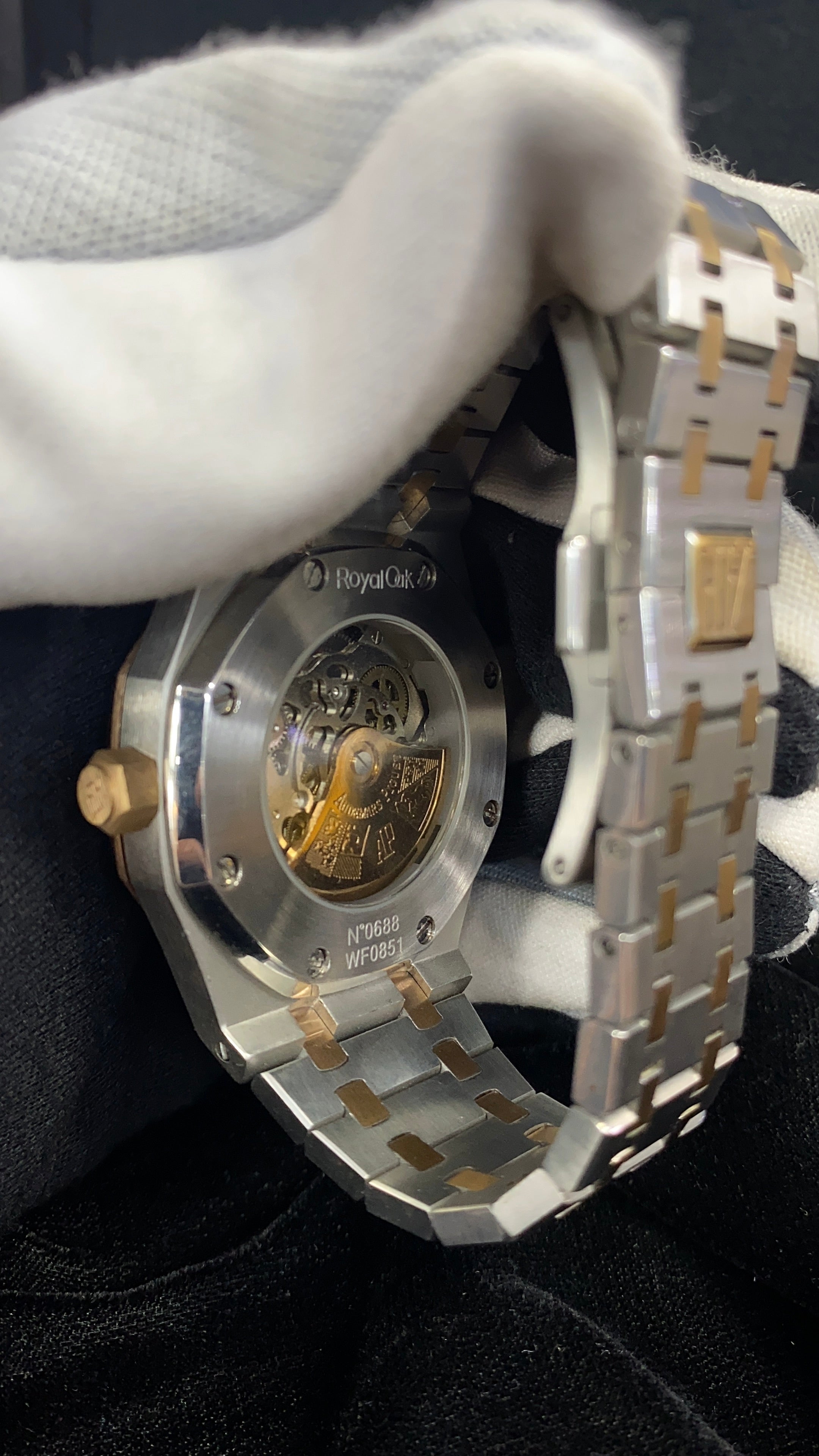 AP Skull (Black x Gold)