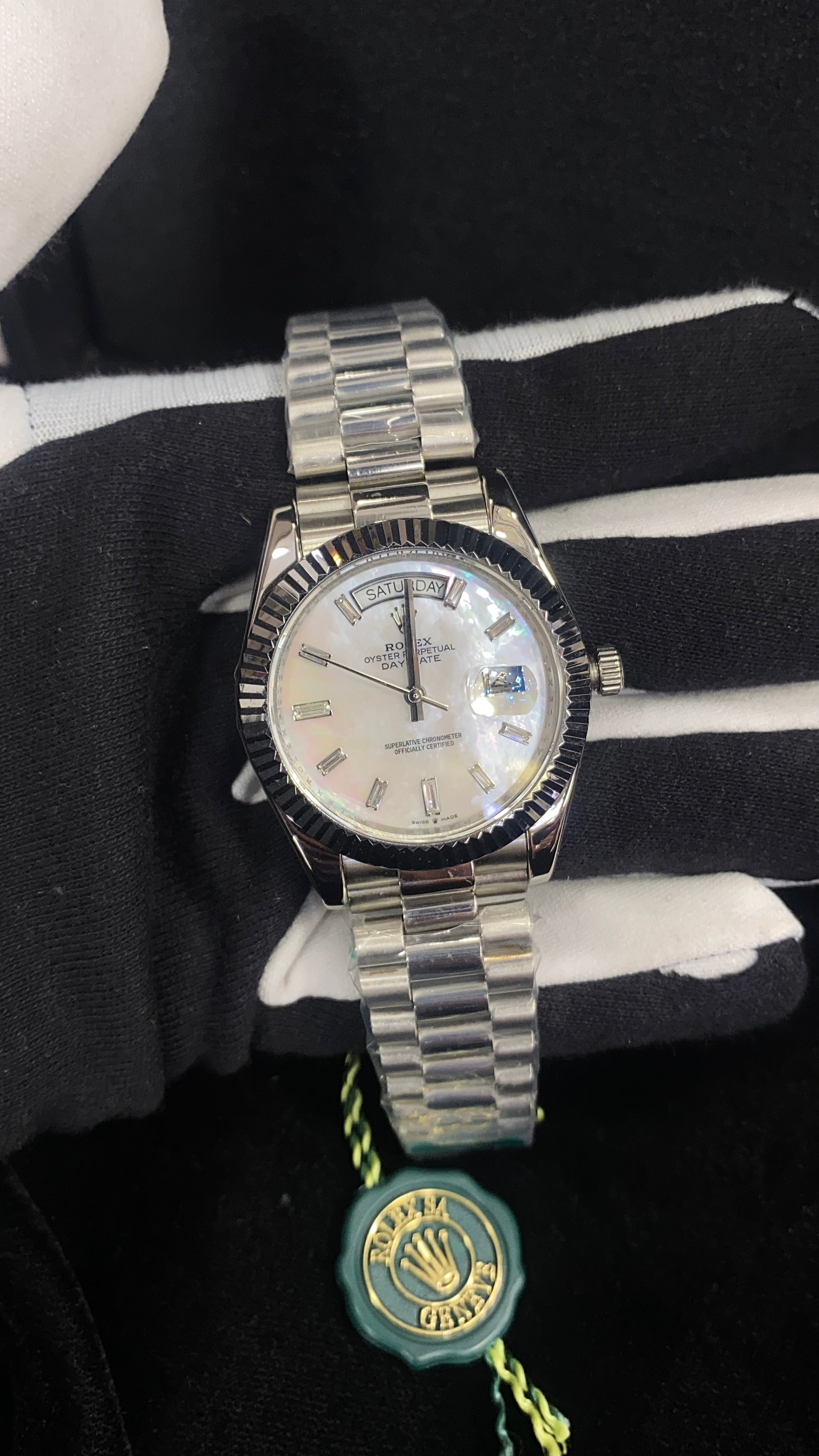 Rolex Daydate White Dial