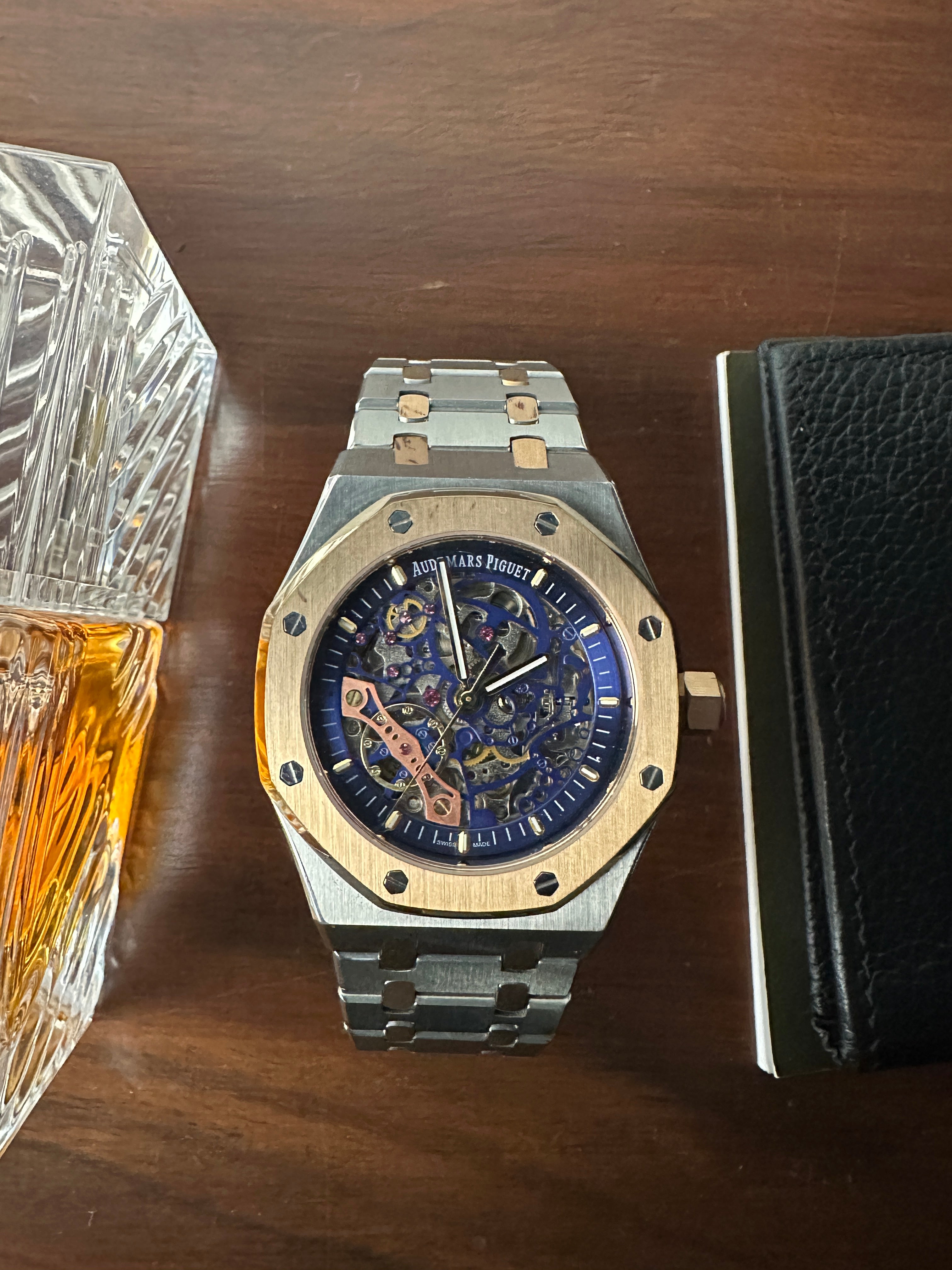 AP Skull (Blue x Rose Gold)