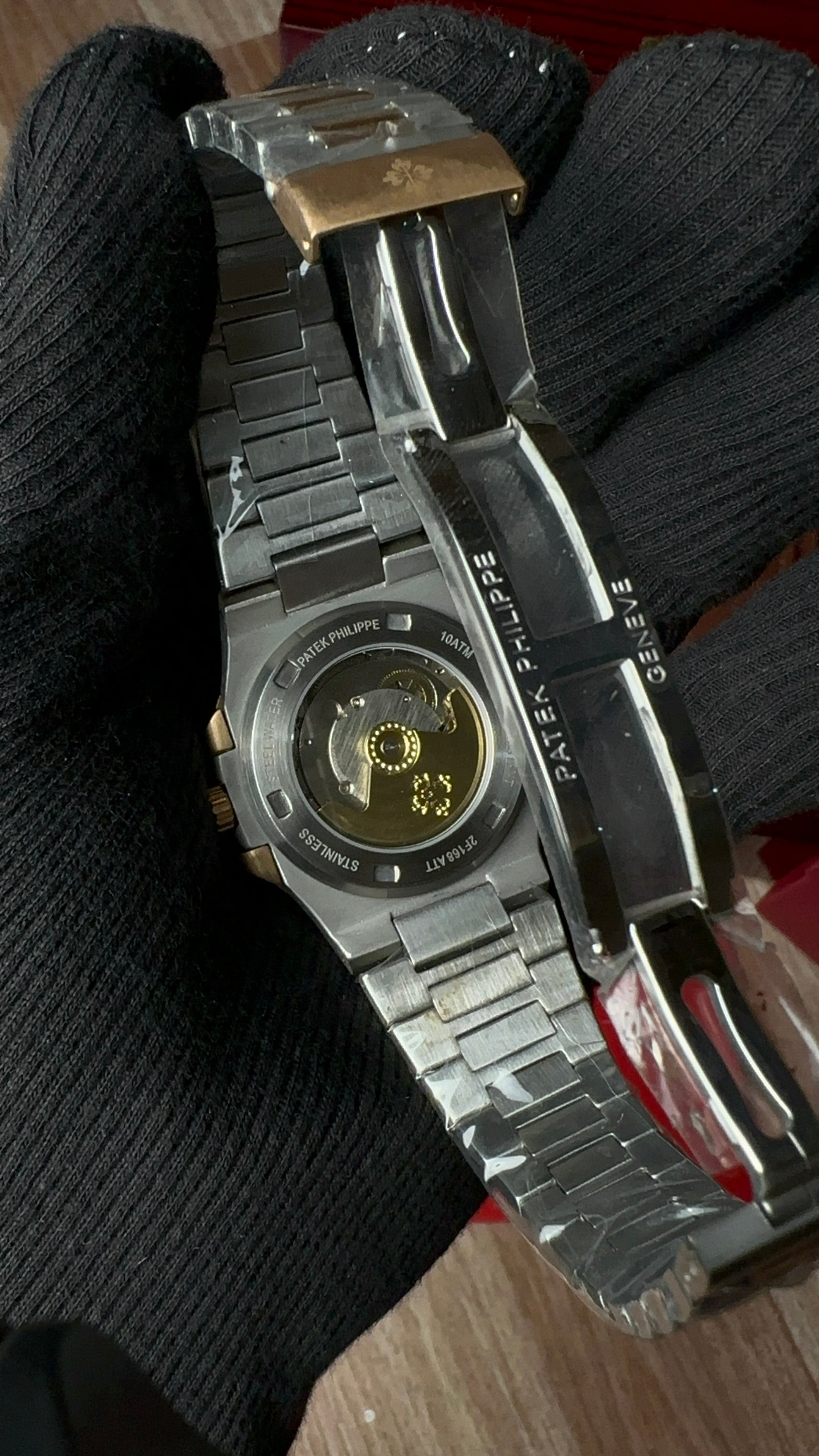 Patek Nautilus Green X Gold