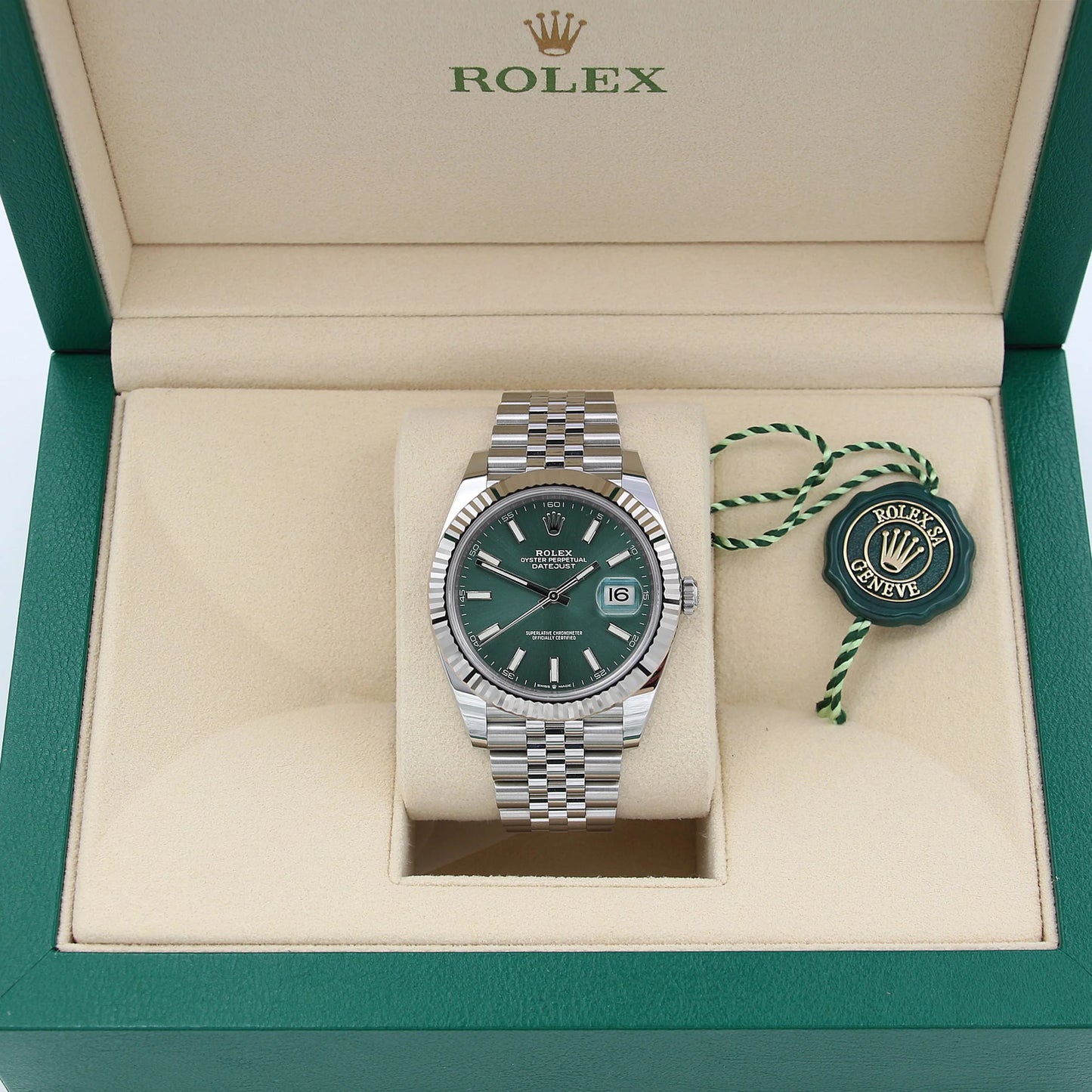 DATEJUST 41 mm GREEN DIAL