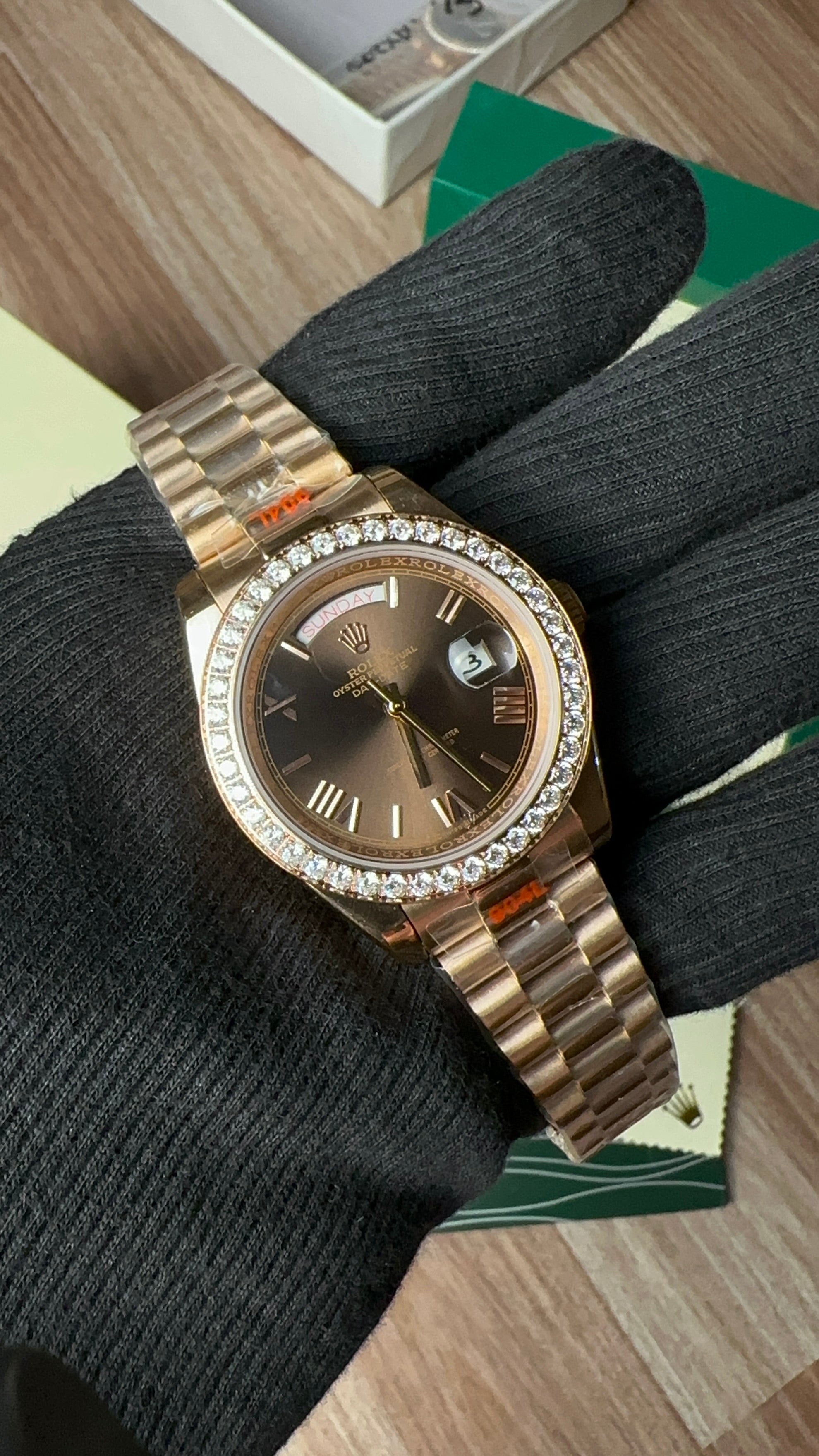 Rolex Daydate Chocolate Dial