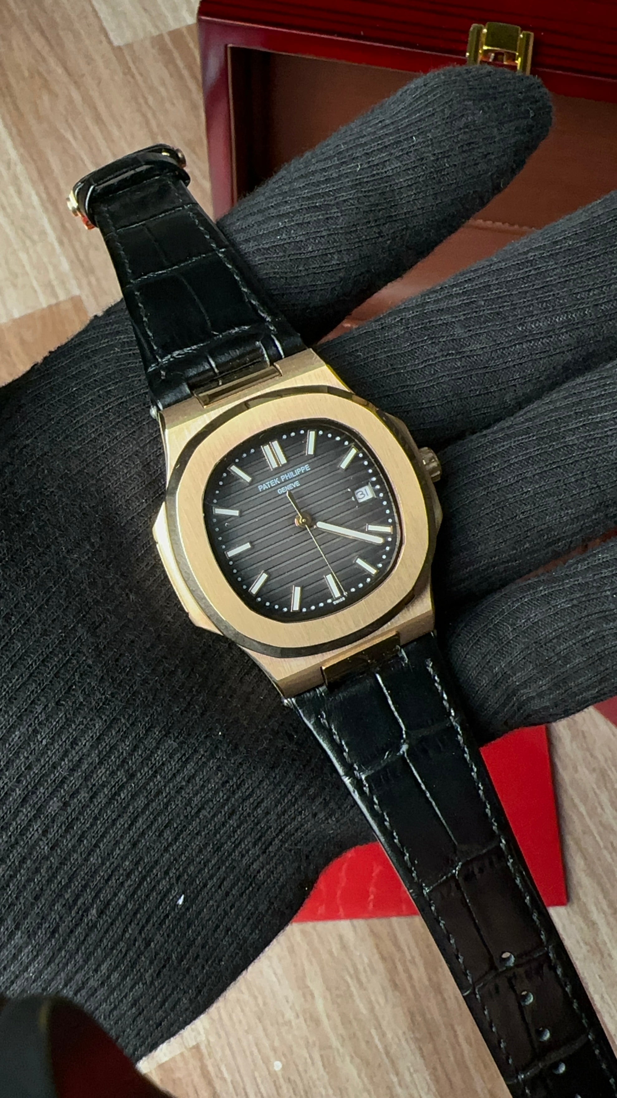 Patek Nautilus Grey X Black