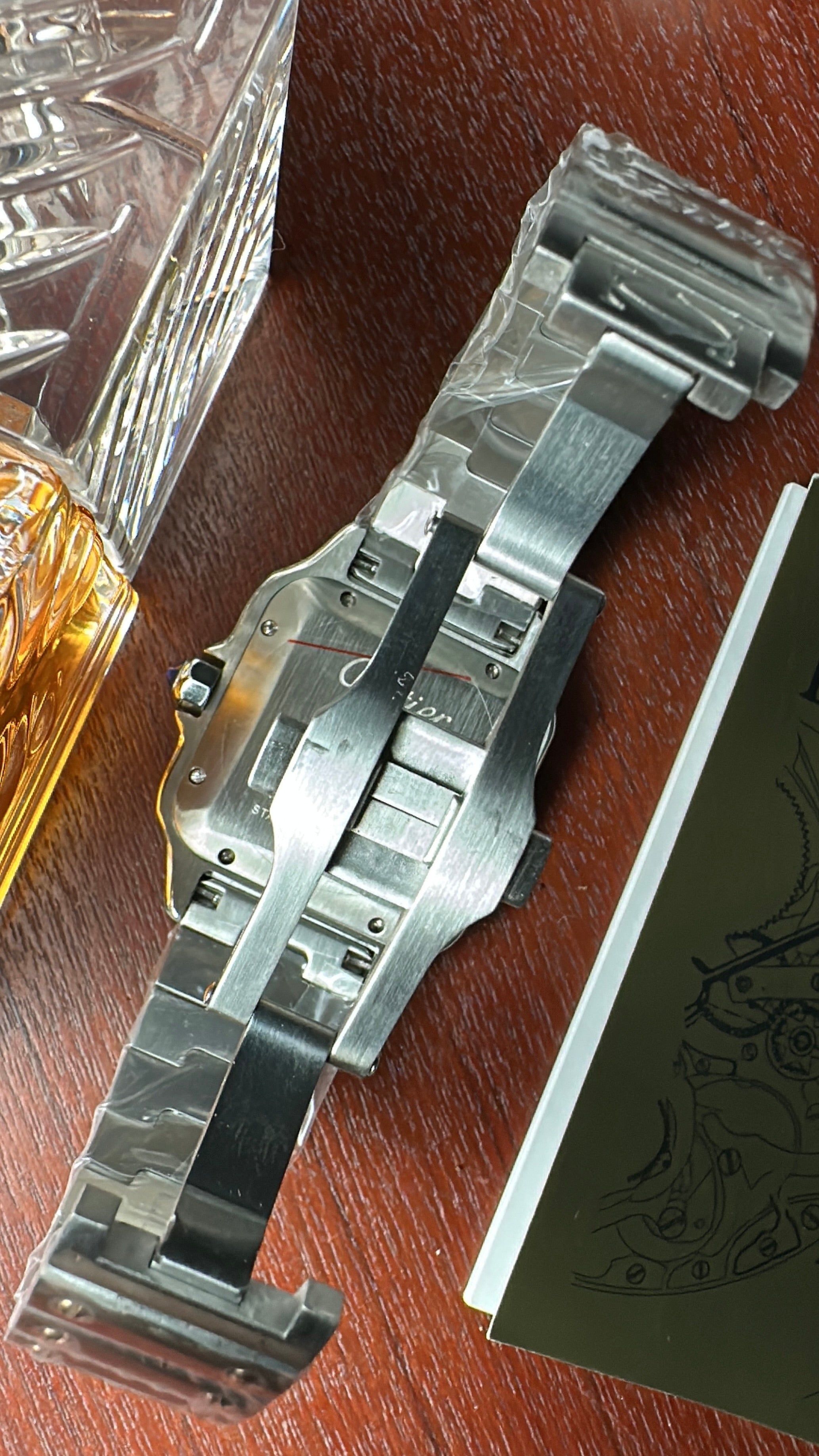 Cartier Santos (Rose Gold and Black)