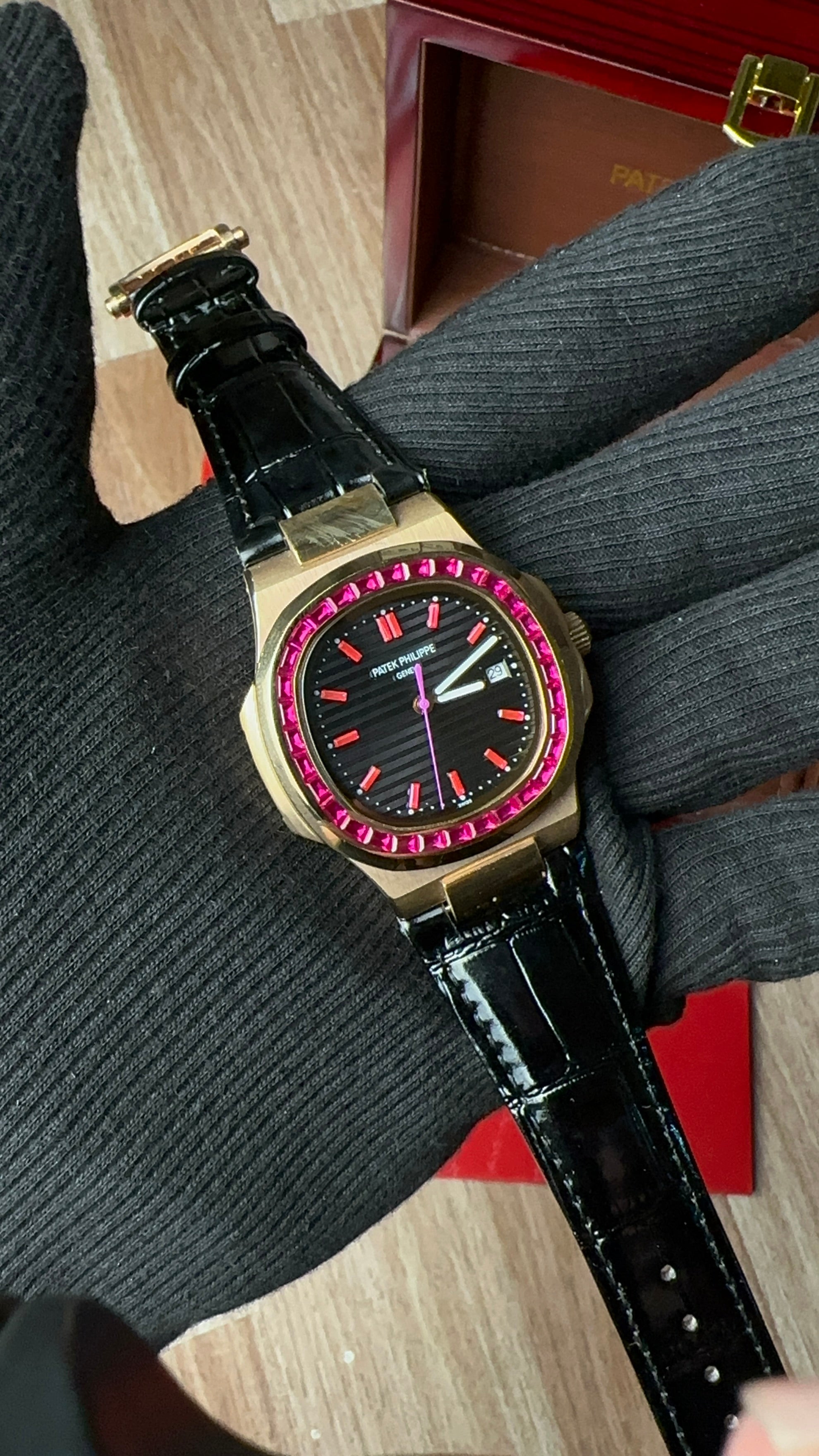 Patek Nautilus “Crimson”