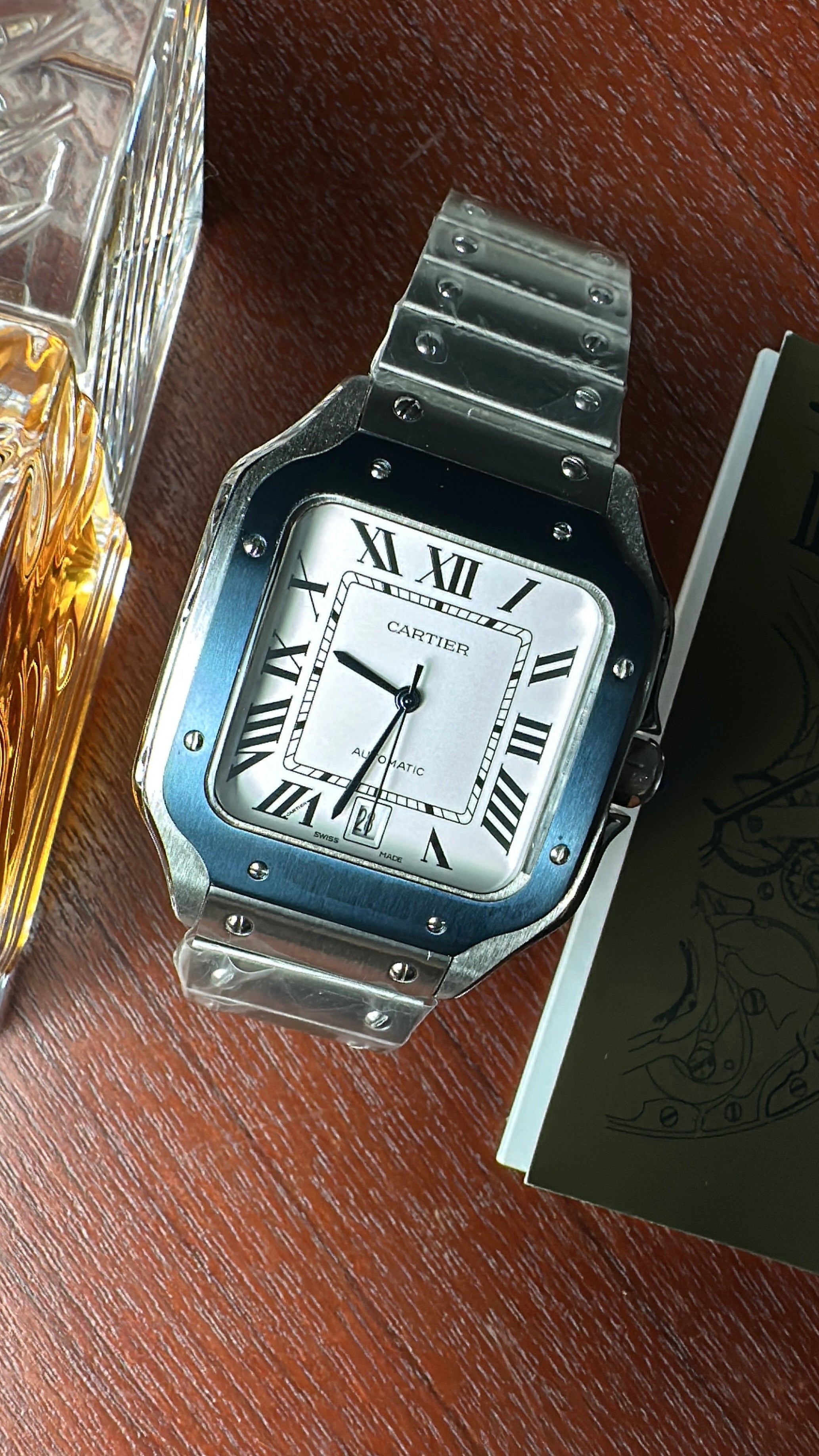 Cartier Santos (Blue X White)