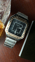 Cartier Santos (Rose Gold and Black)