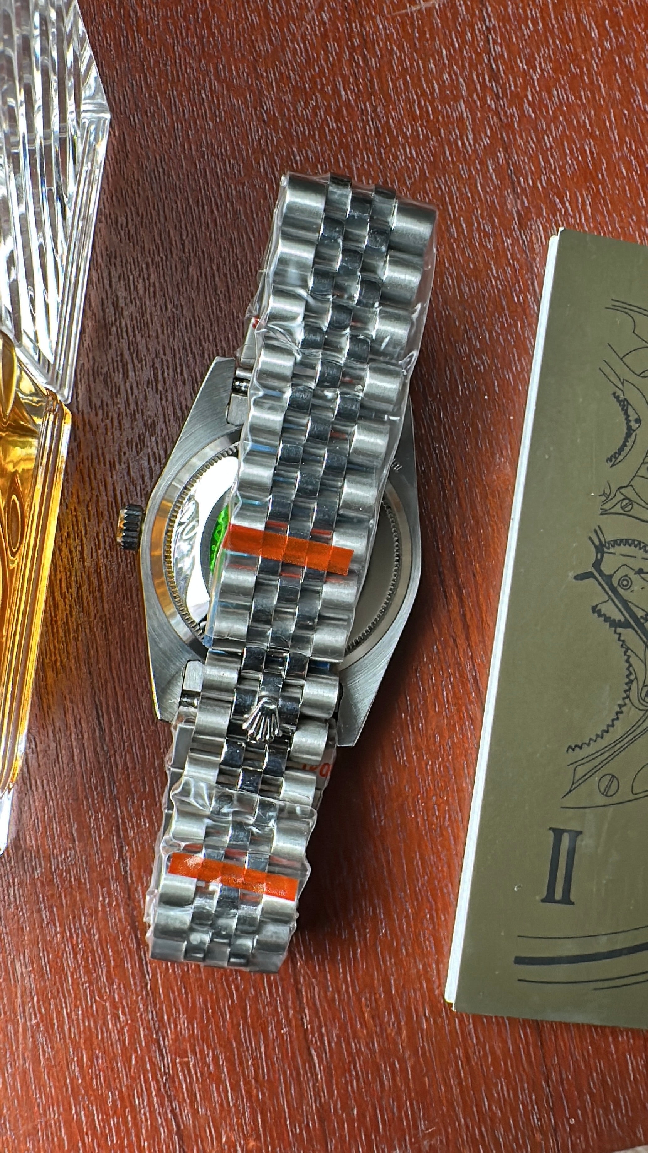 Rolex Date Just Blue Diamond