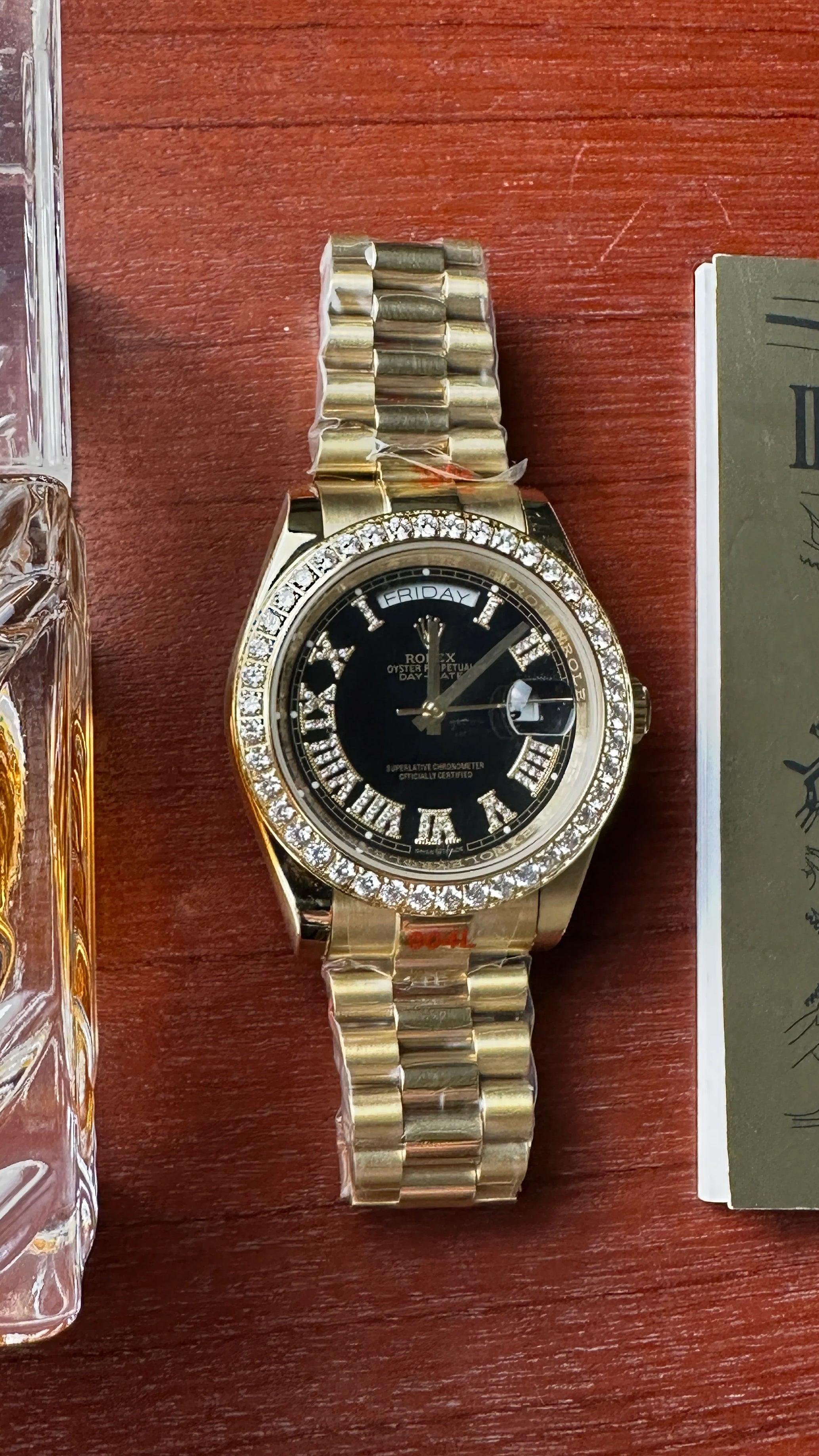 Day-date Diamond Gold (Black)