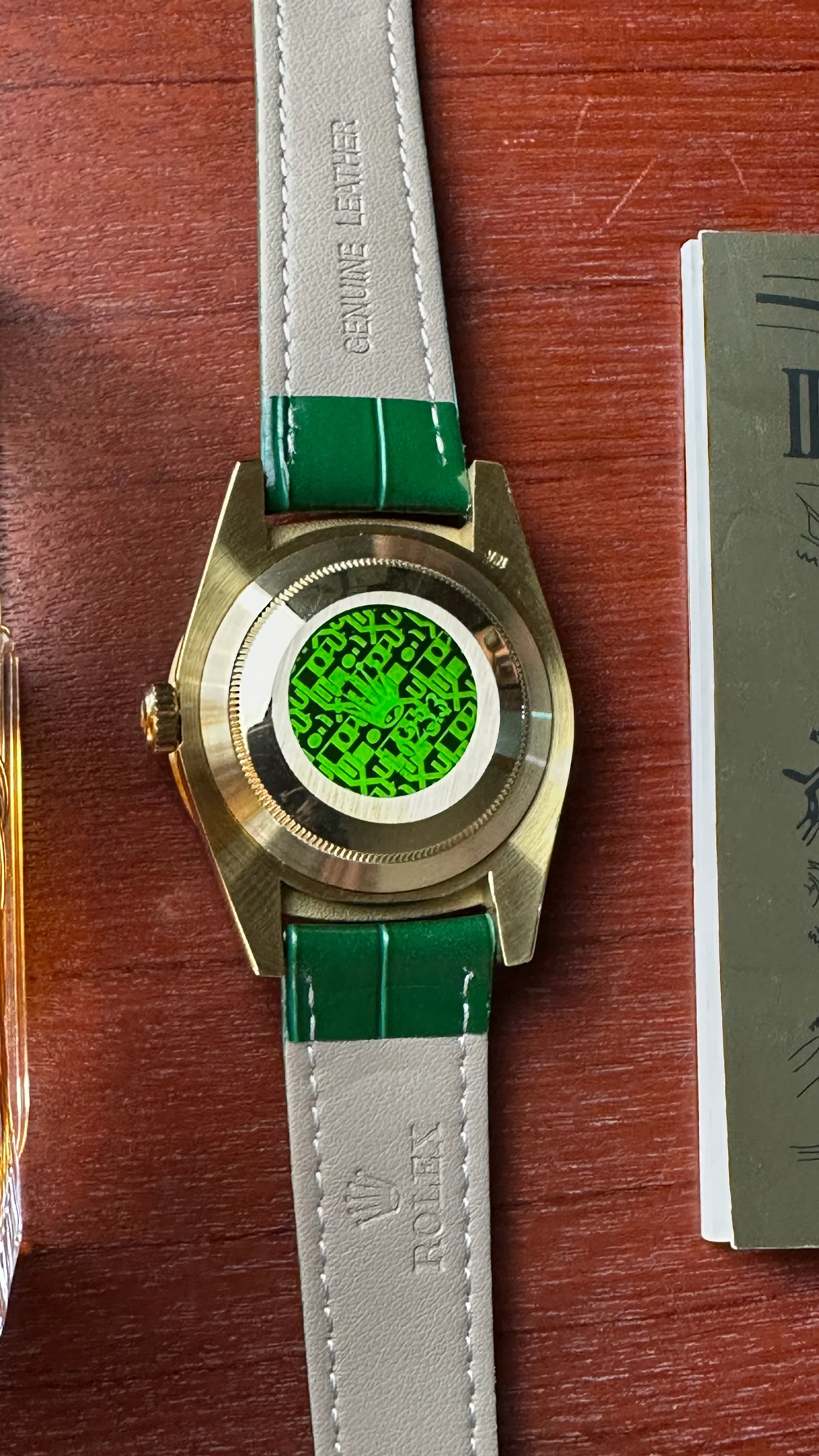 Day-date Diamond Green-strap (Green X Gold)
