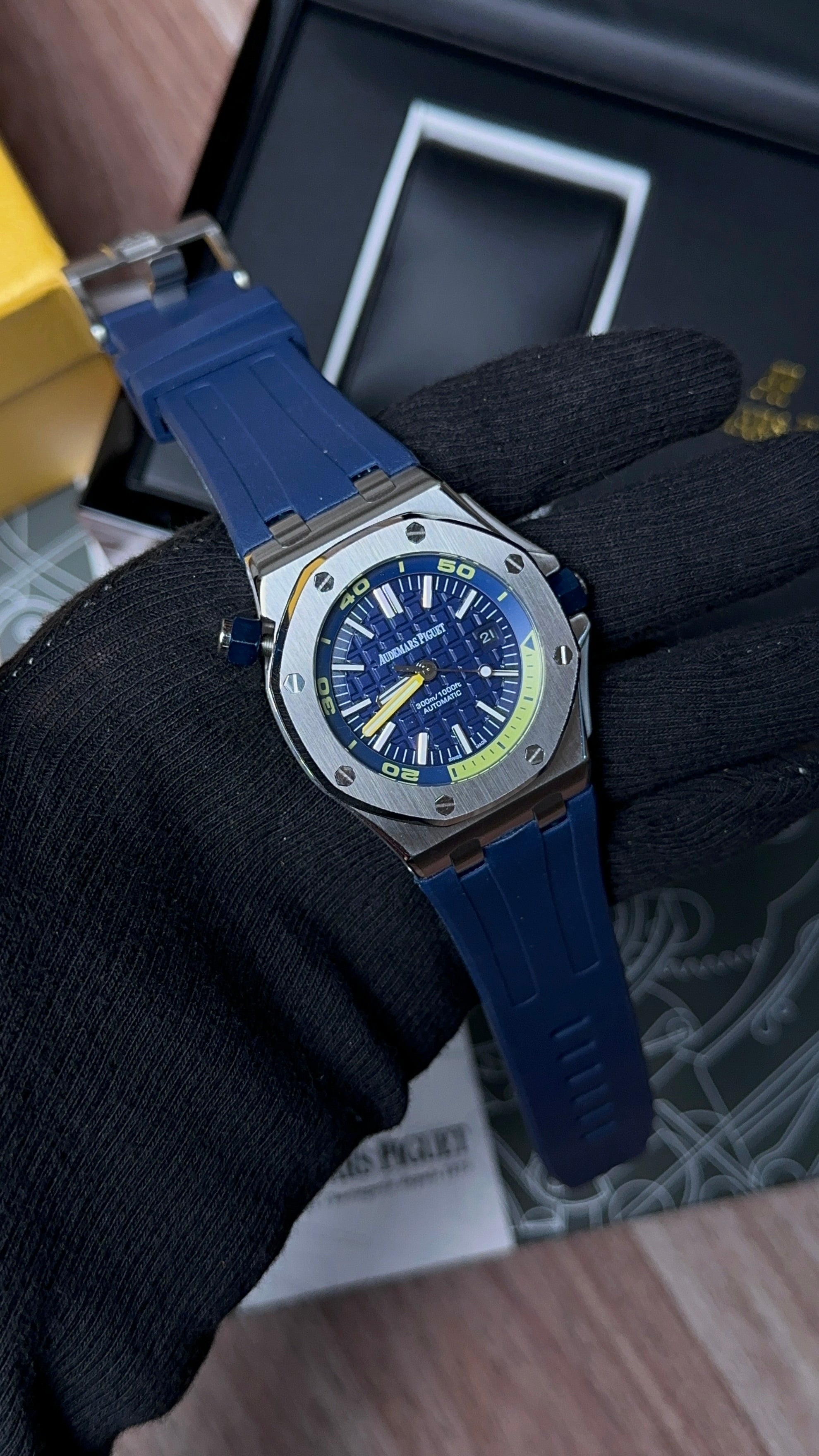Royal Oak strap (Blue)
