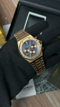 Royal Oak Chrono (Blue X Rose Gold)