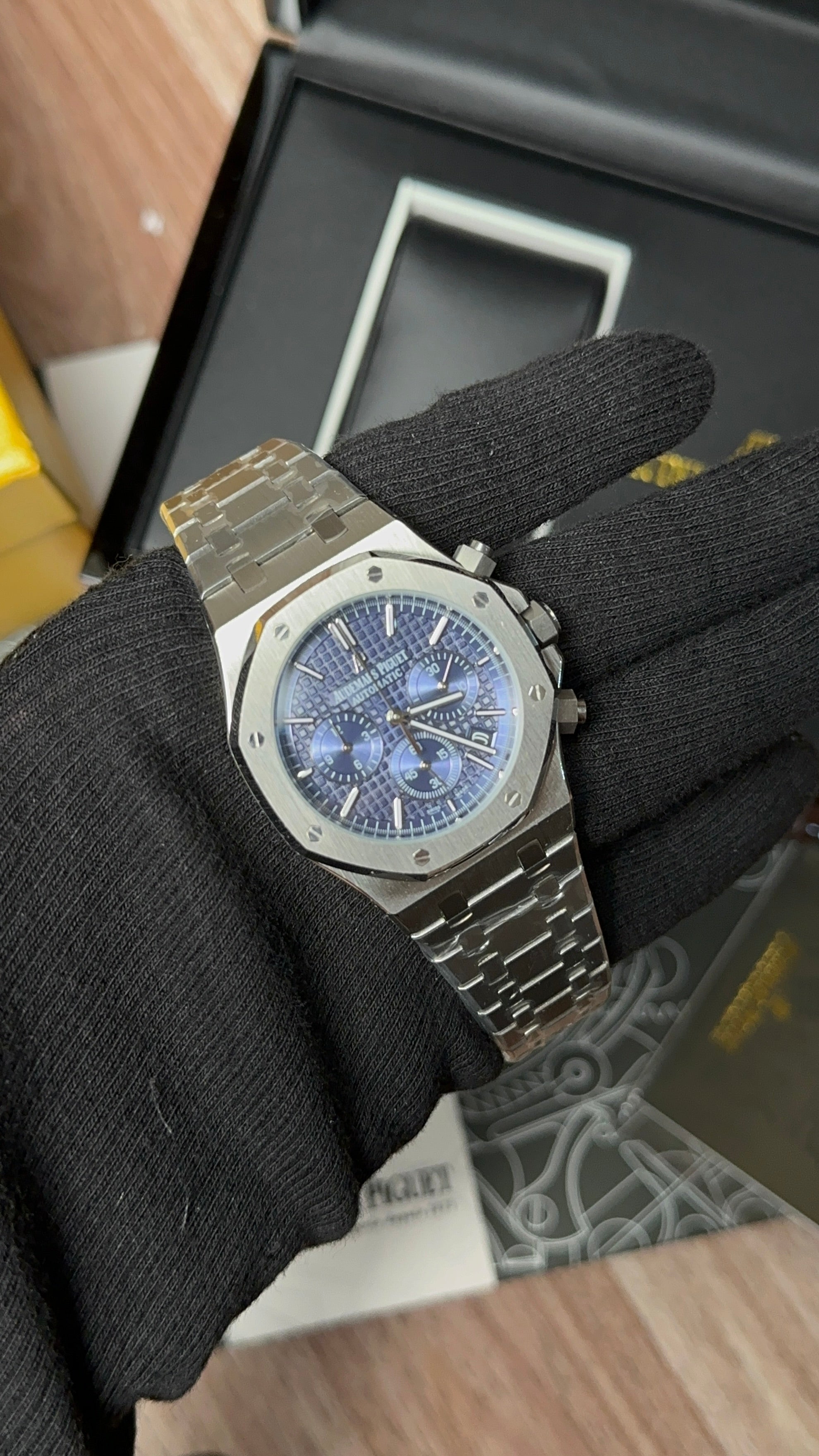 Royal Oak Chrono (Blue X Silver)