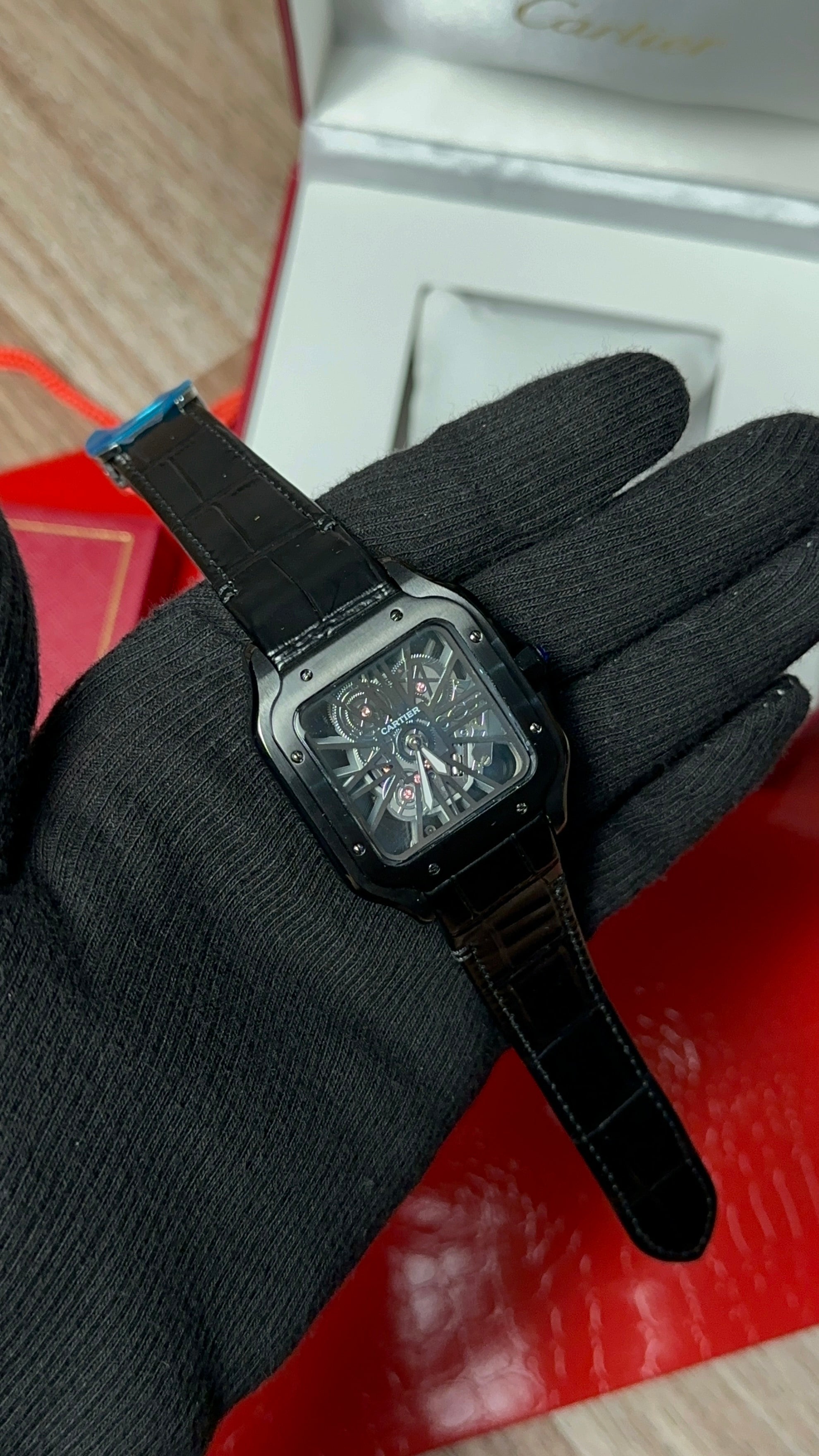 Santos Skeleton strap (Black)