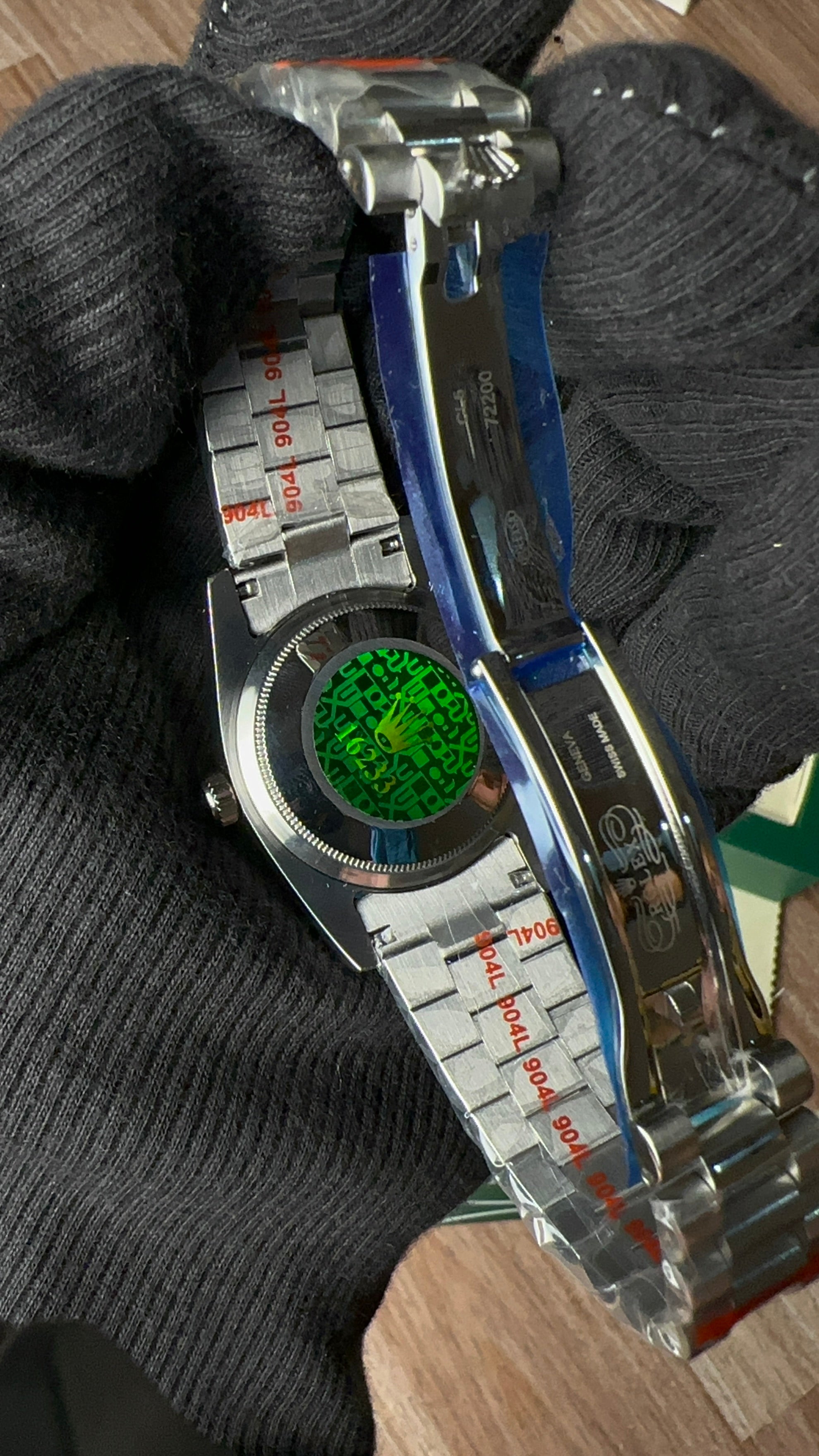 Day-date Diamond Silver (Blue)