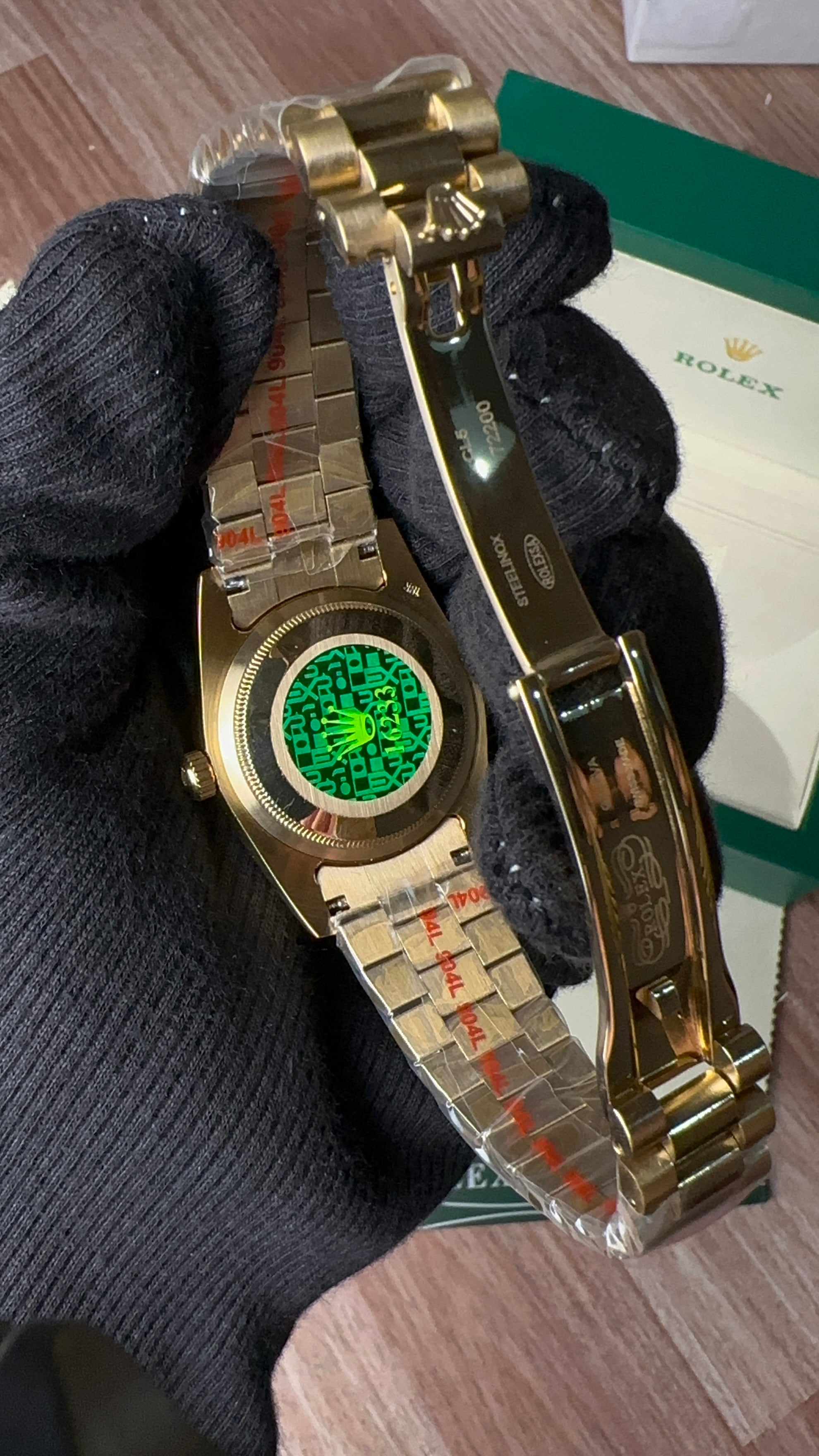 Day-date Diamond Rose-Gold (Green X Diamond)