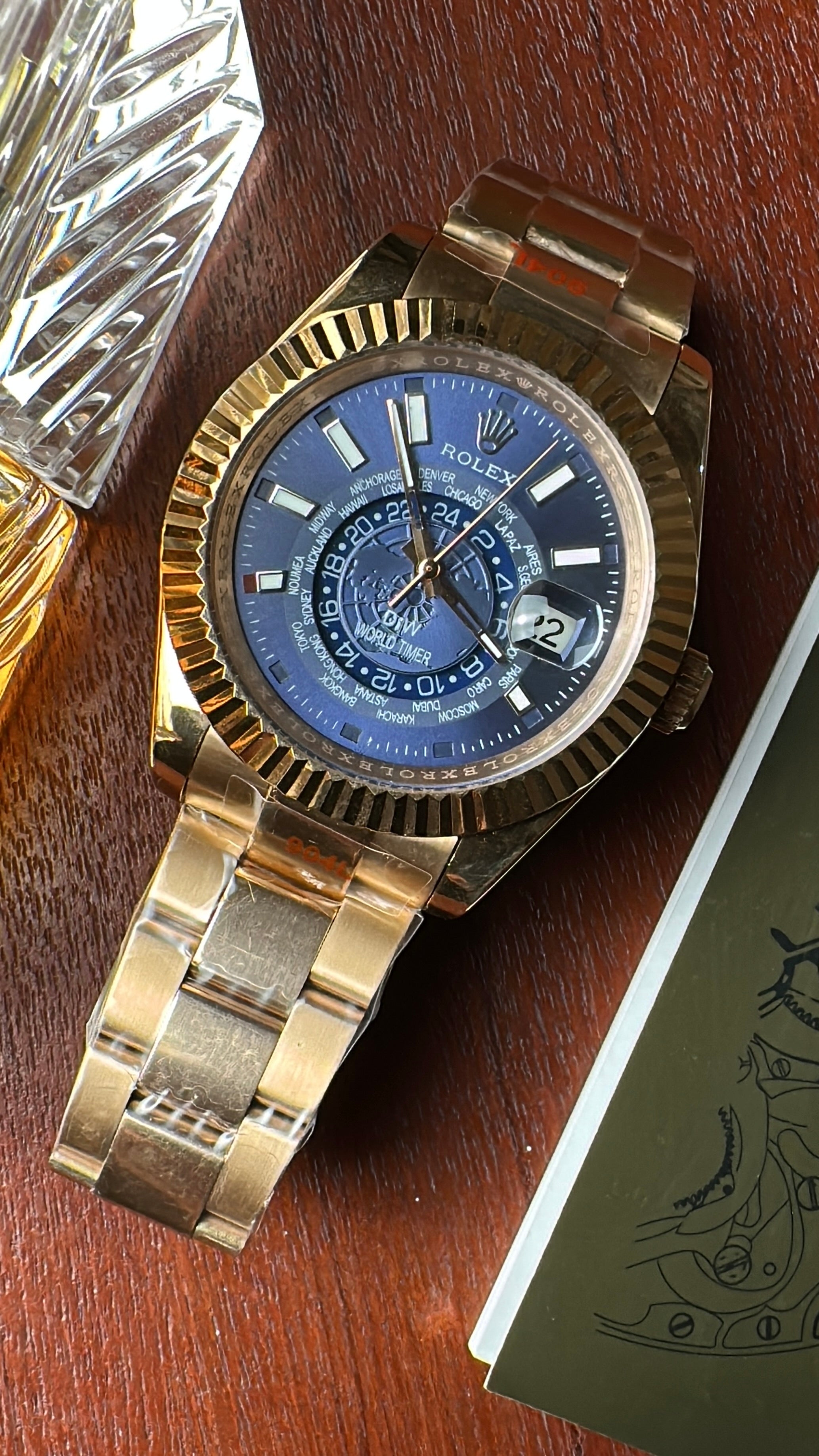 Sky Dweller (Blue X Rose-Gold)