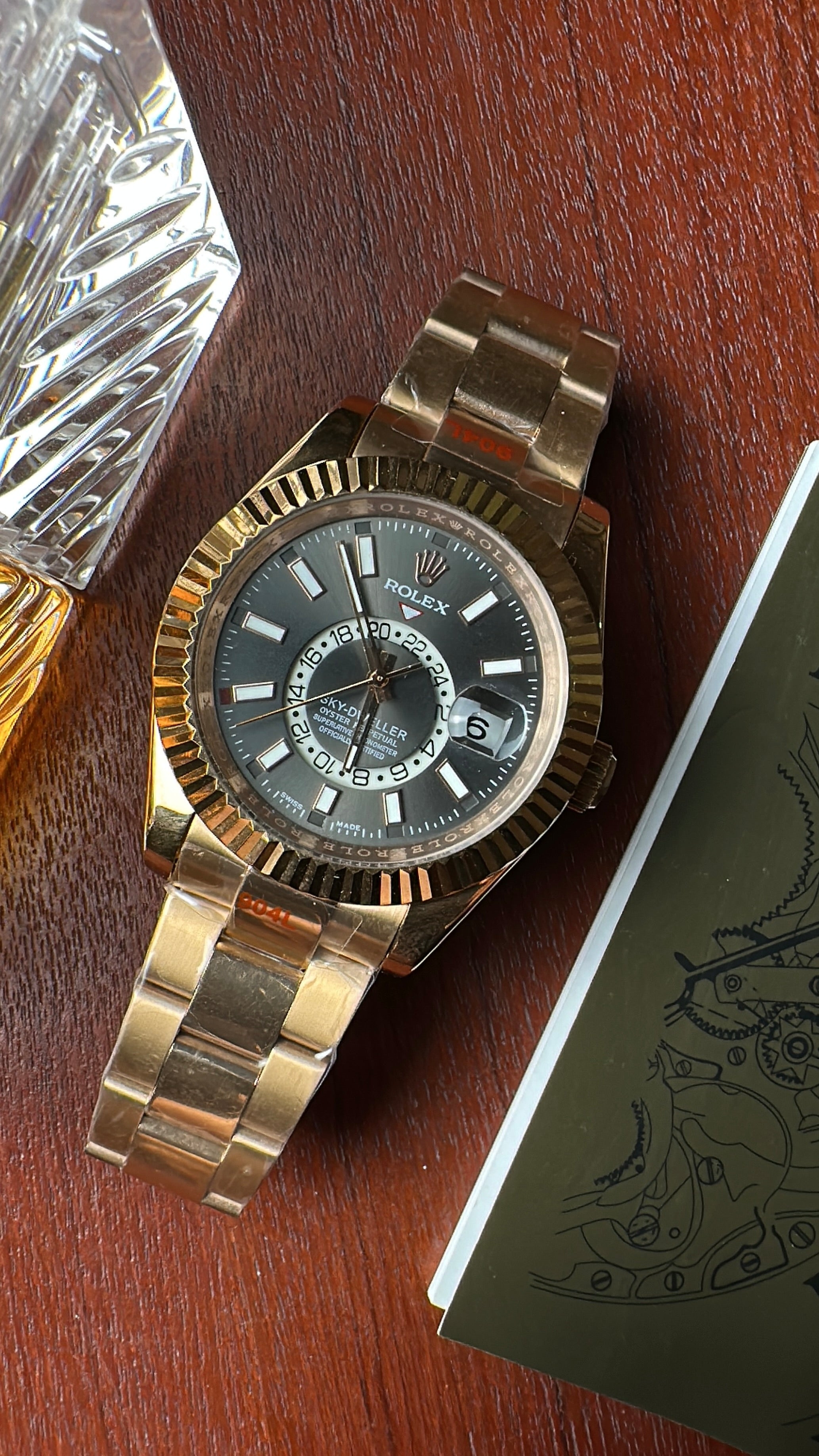 Sky Dweller (Black X Rose-Gold)