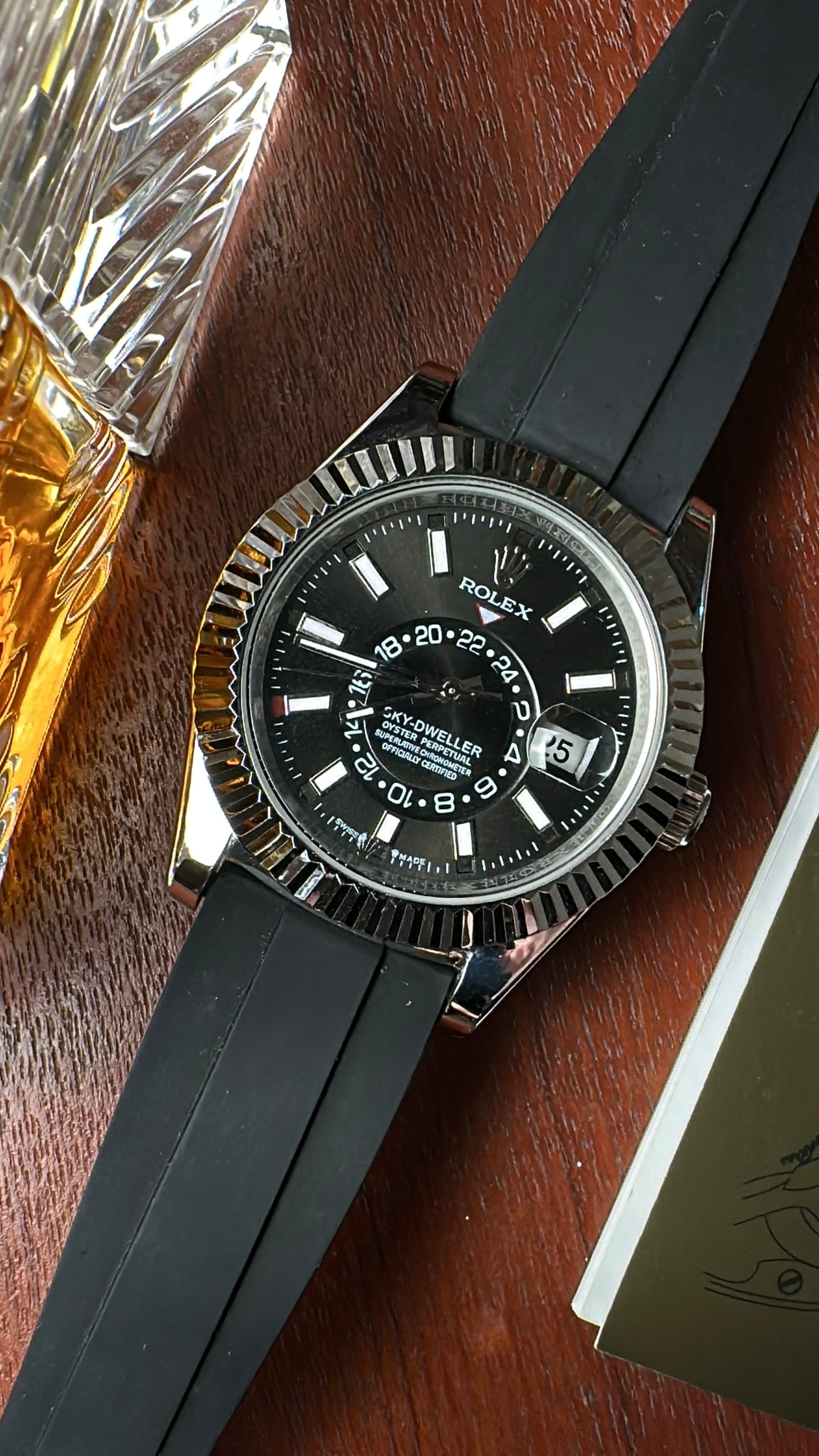 Sky Dweller strap (Black)