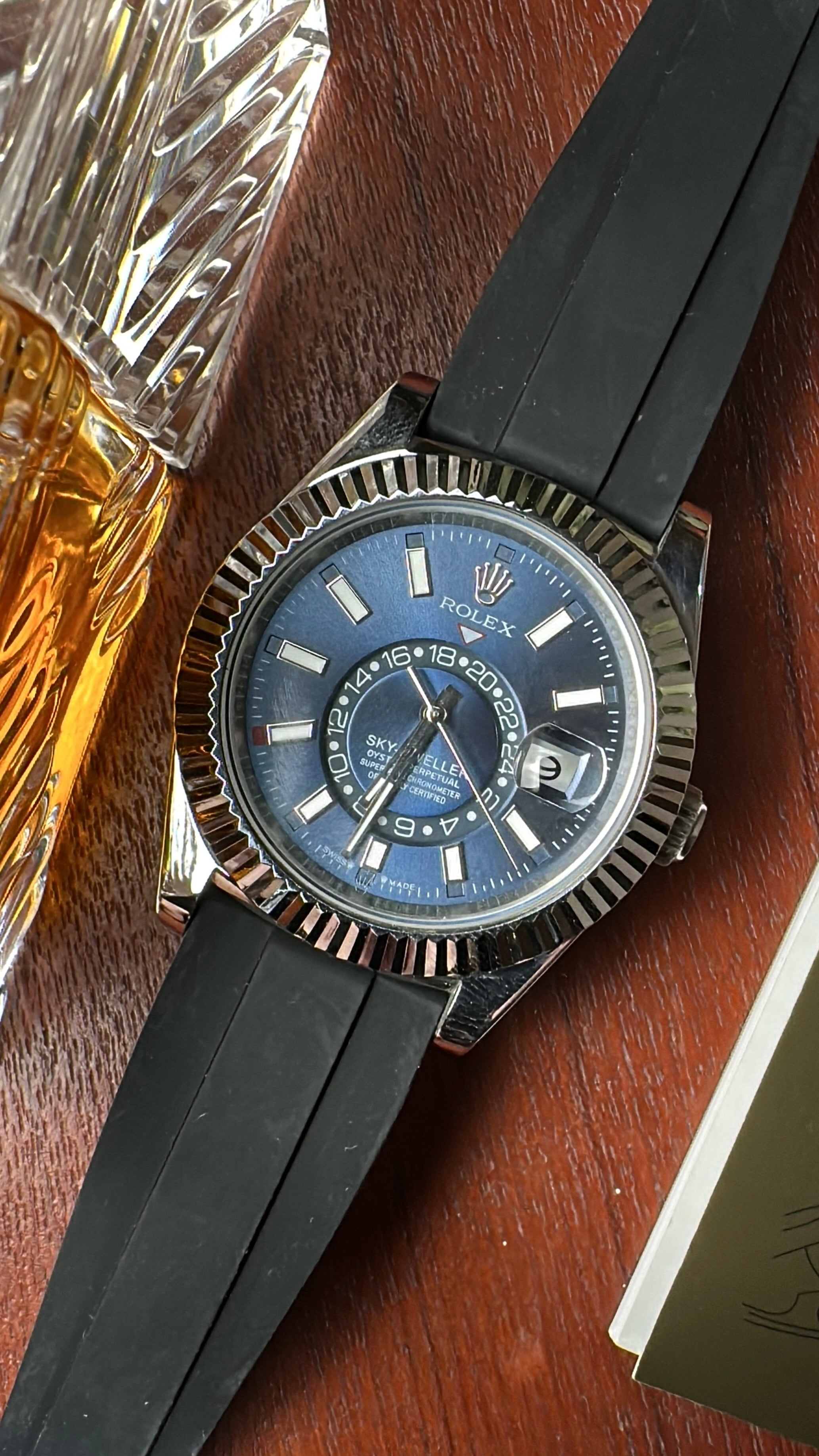 Sky Dweller strap (Blue)