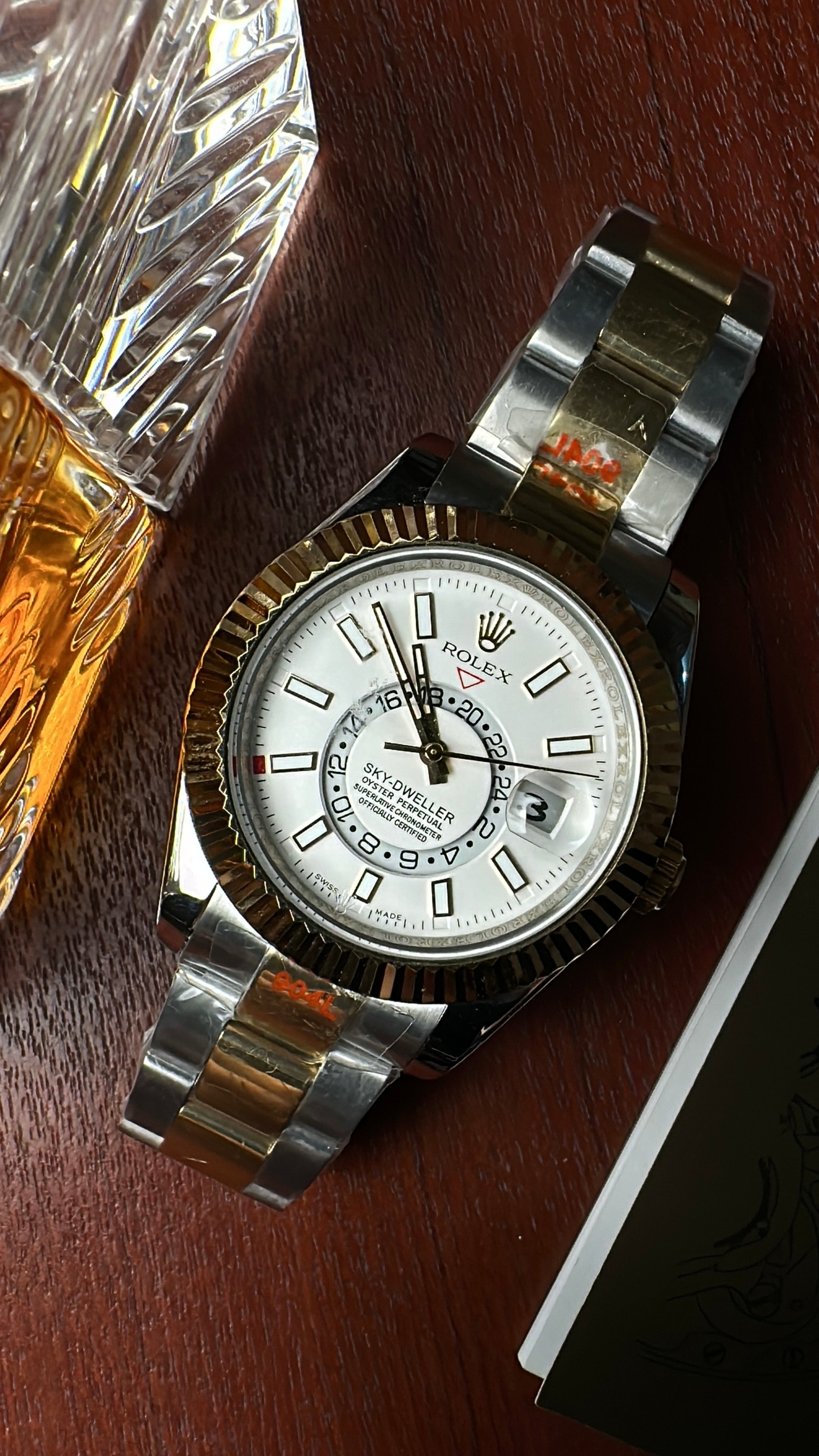 Sky Dweller Two-Tone (White)