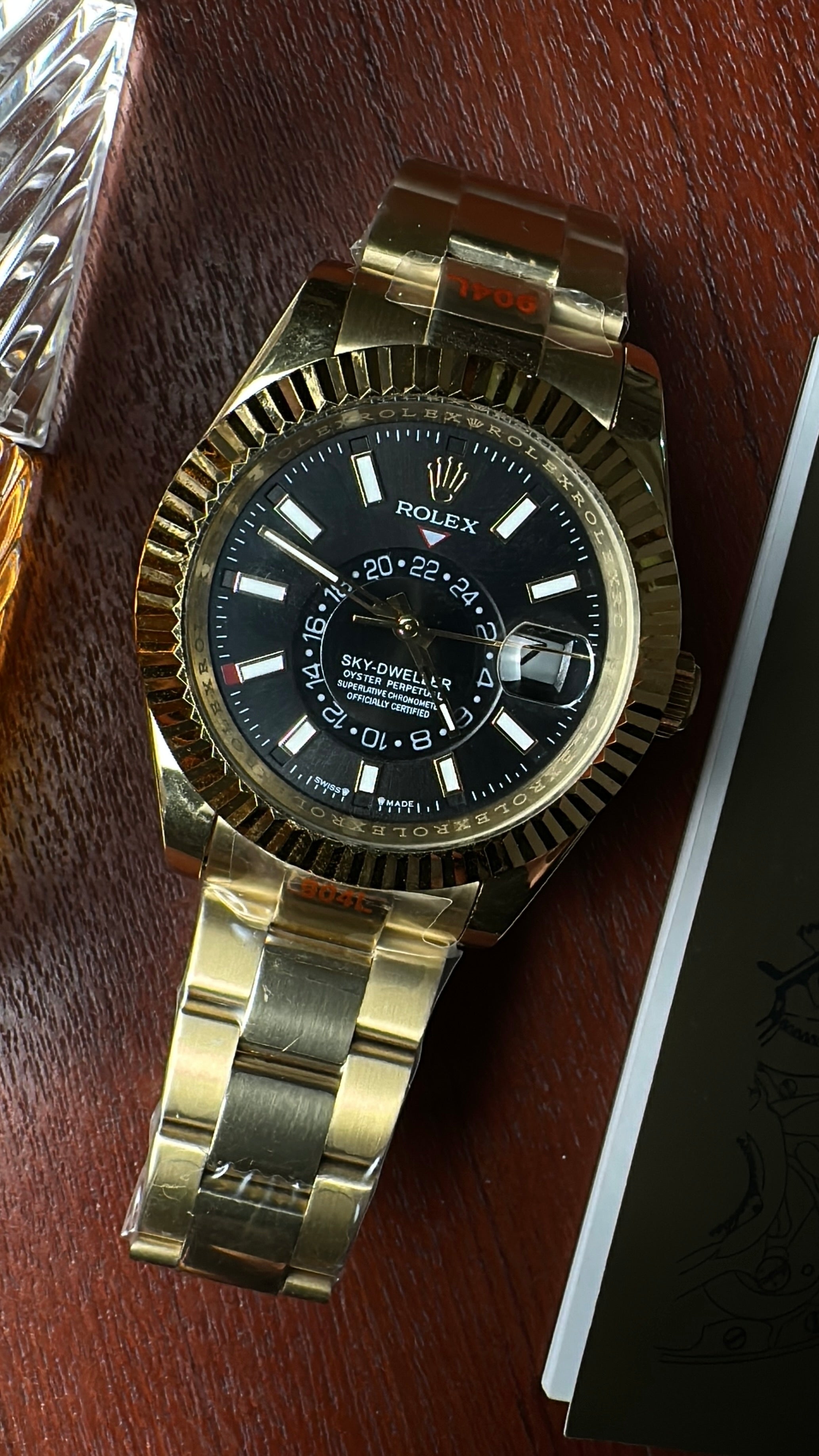 Sky Dweller Oyster(Black X Gold)
