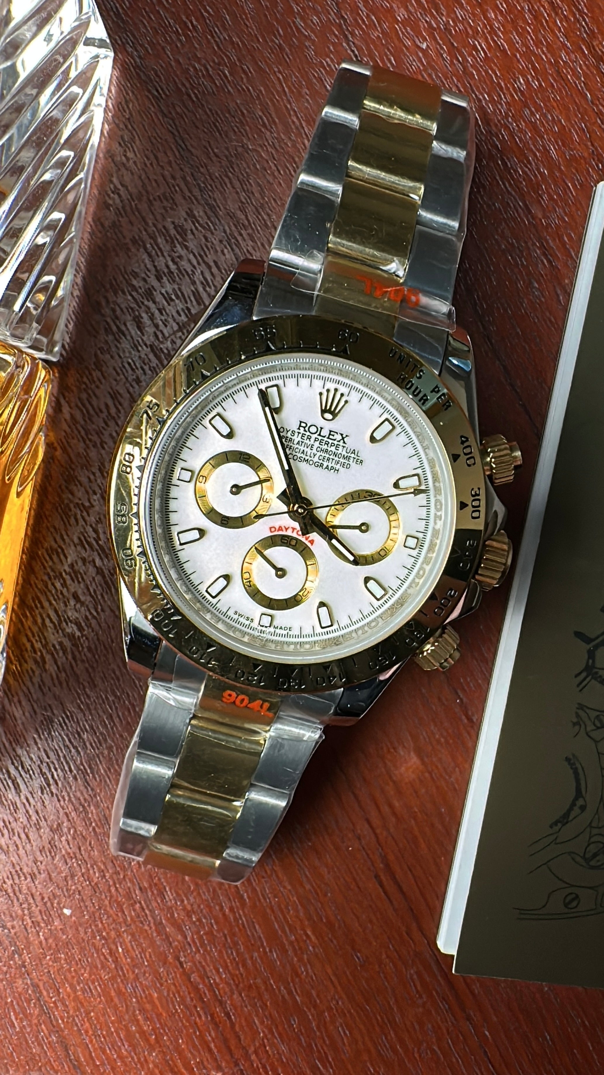 Daytona (White X Gold)