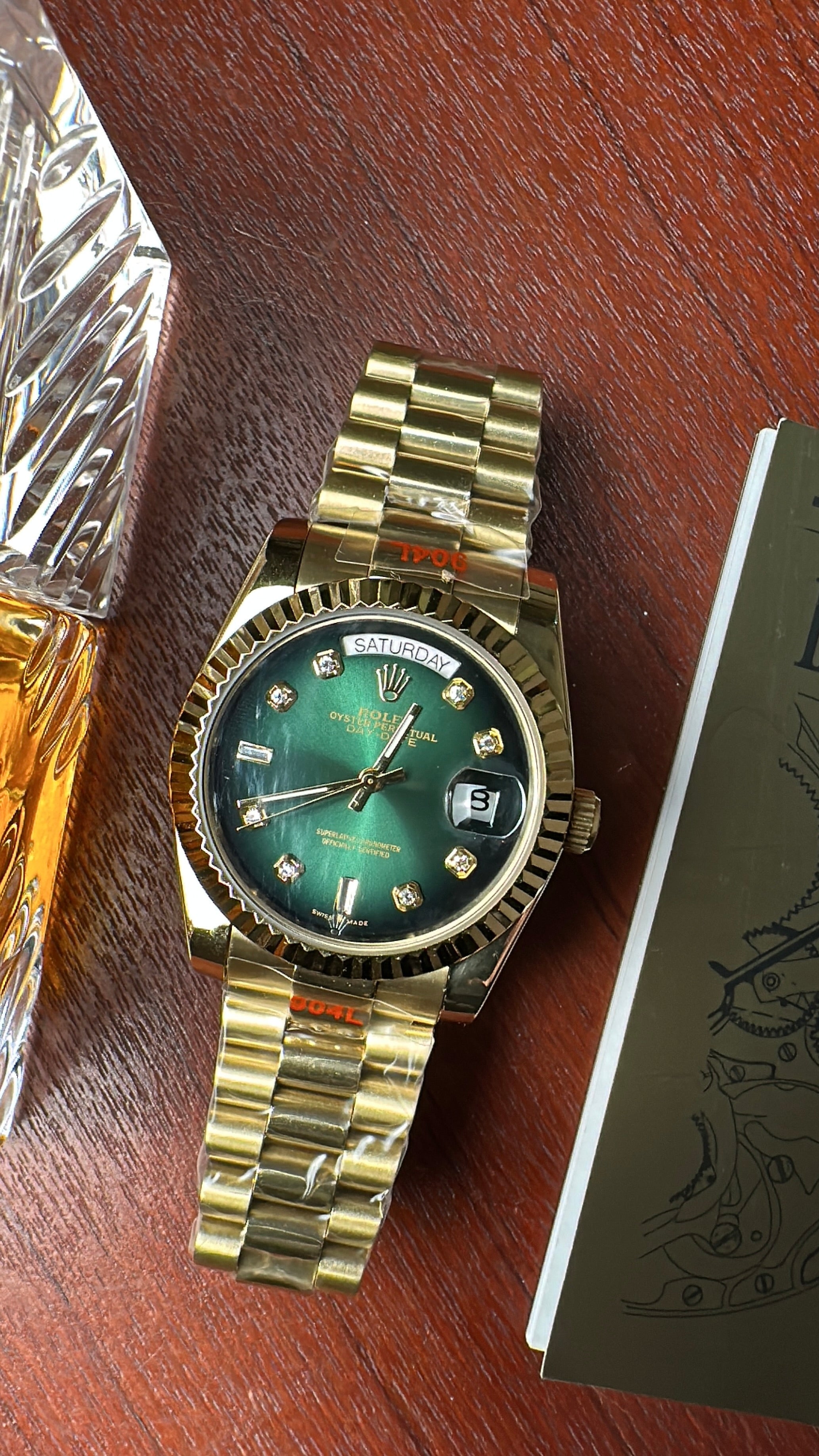 Day-date Gold (Green X Diamond)