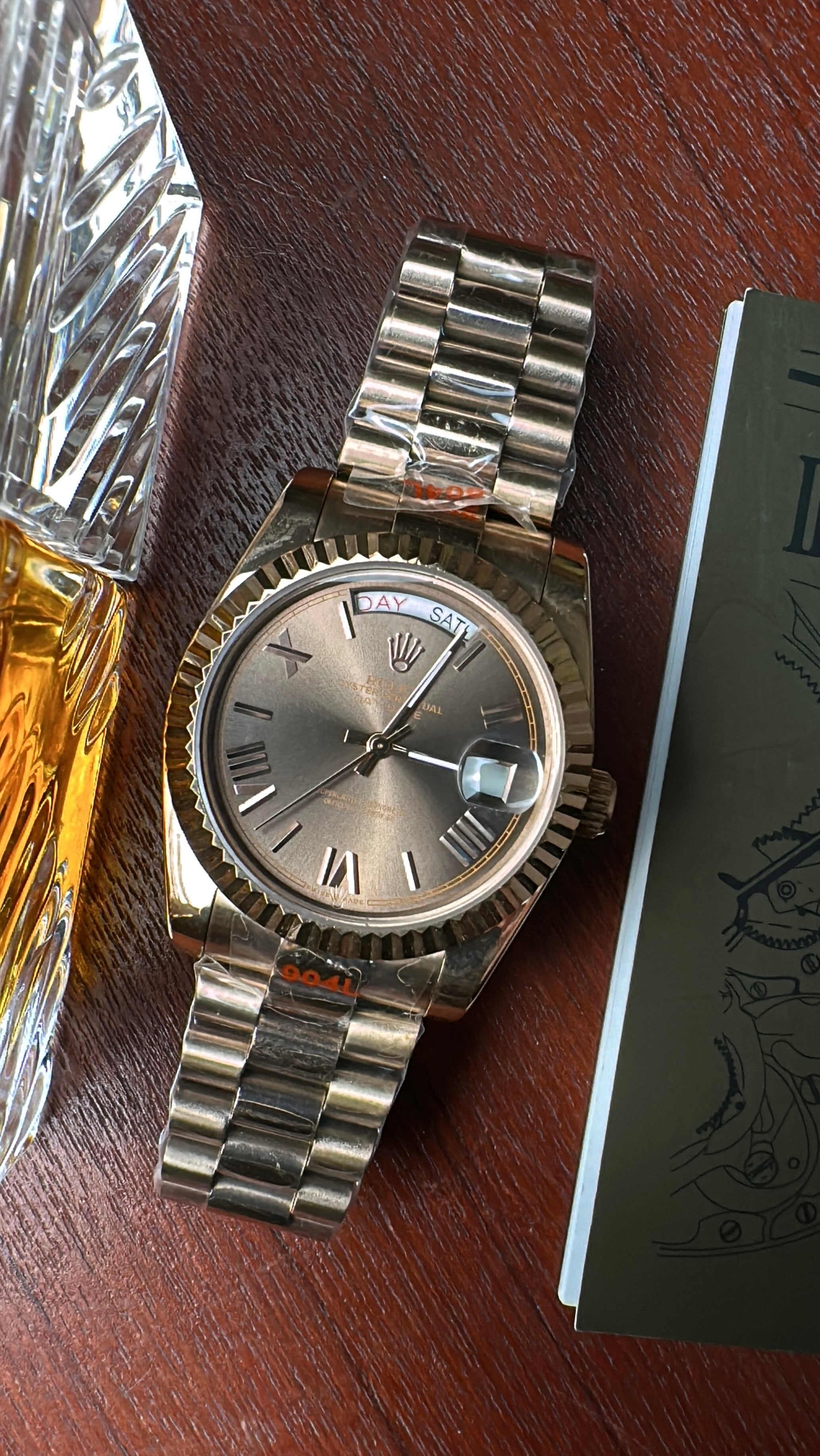 Day-date Rose-Gold (Rose X Roman)