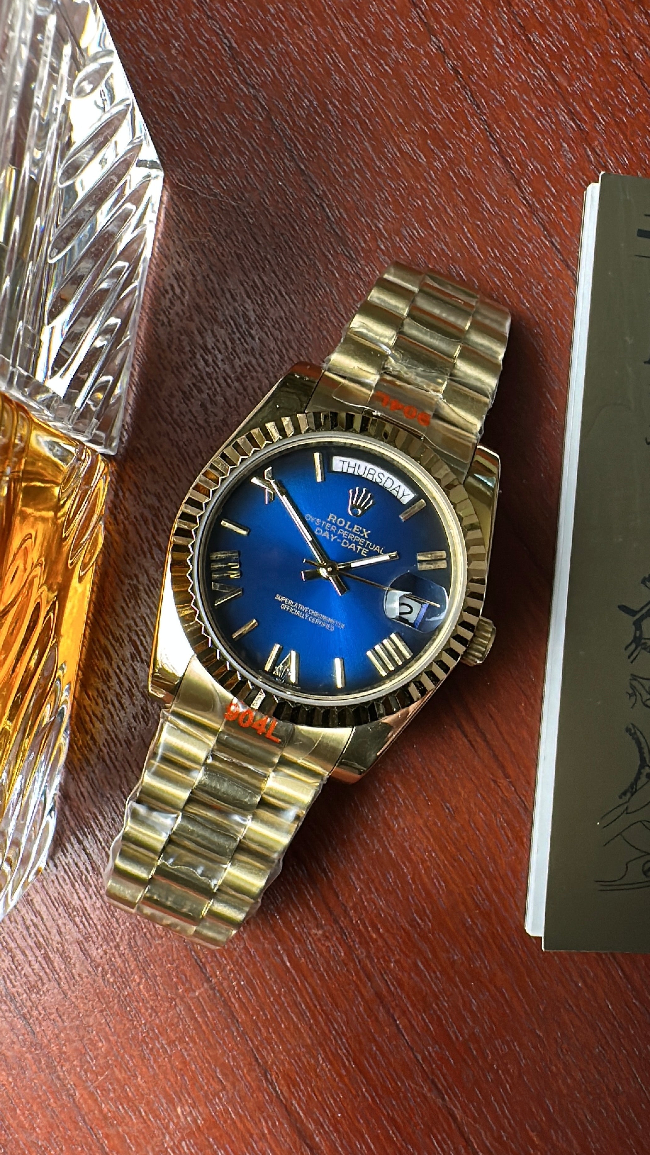 Day-date Gold (Blue X Roman)