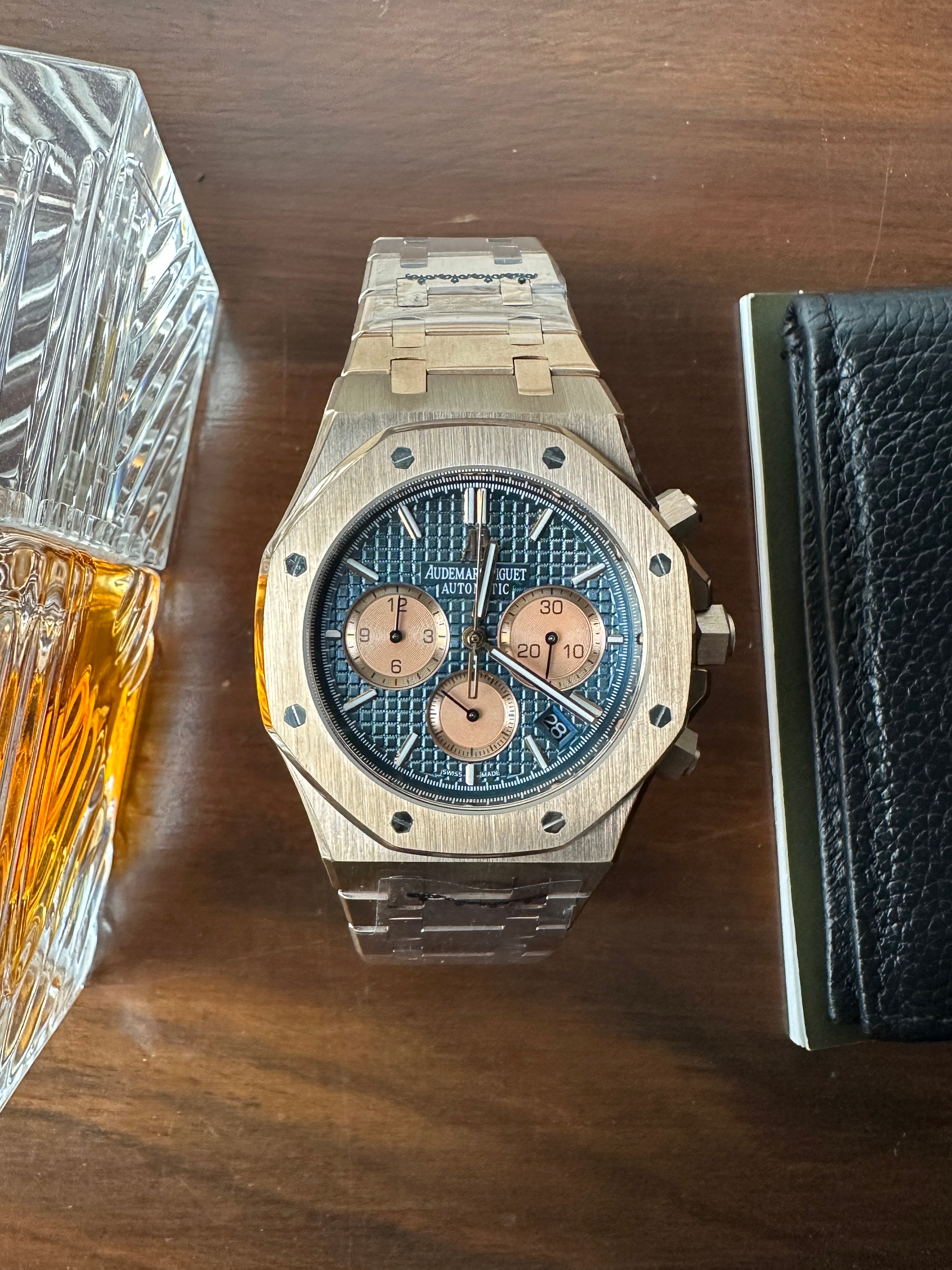 Royal Oak Chrono (Turquoise X Silver)