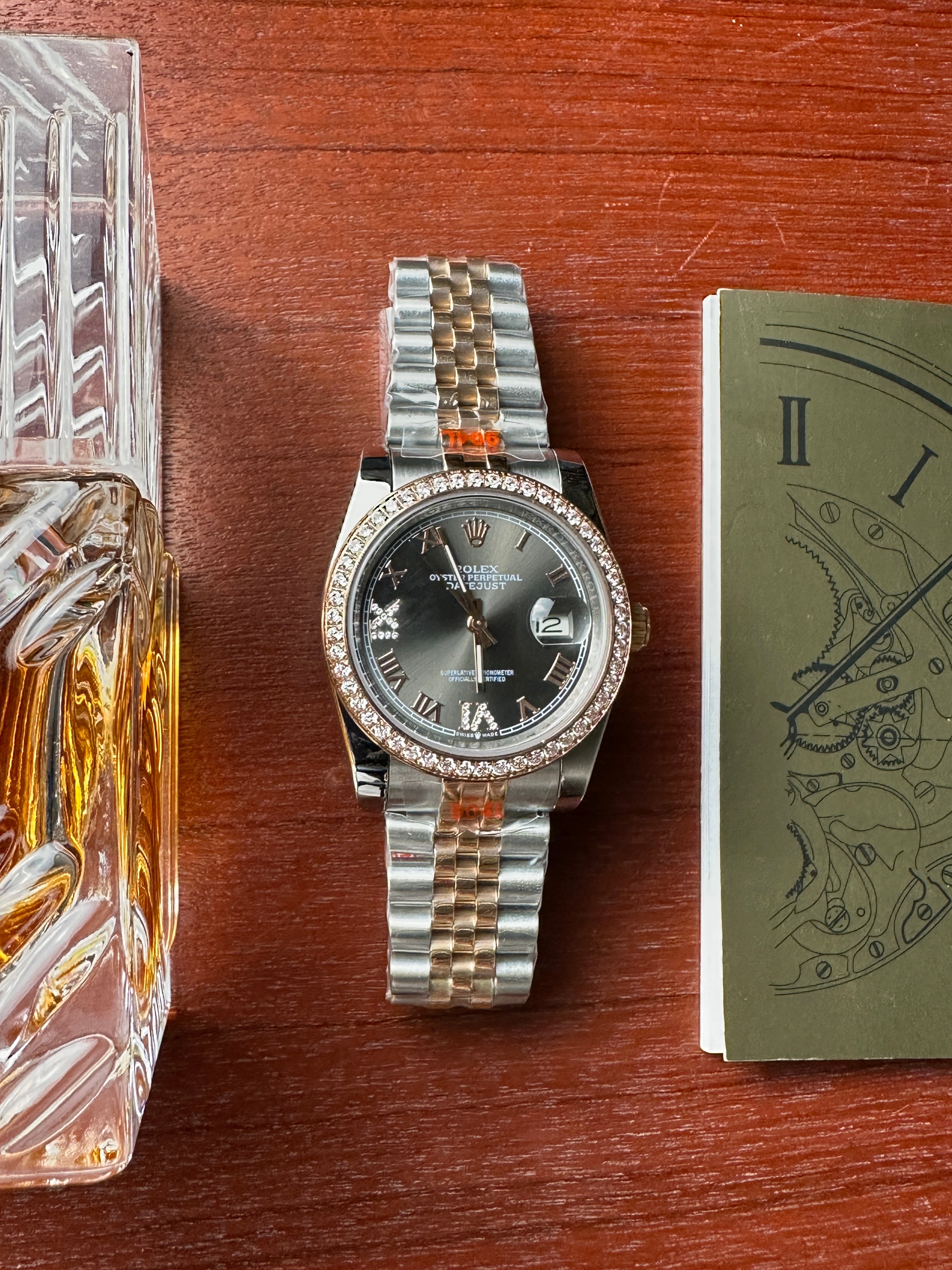 Datejust Diamond (Charcoal X Roman)