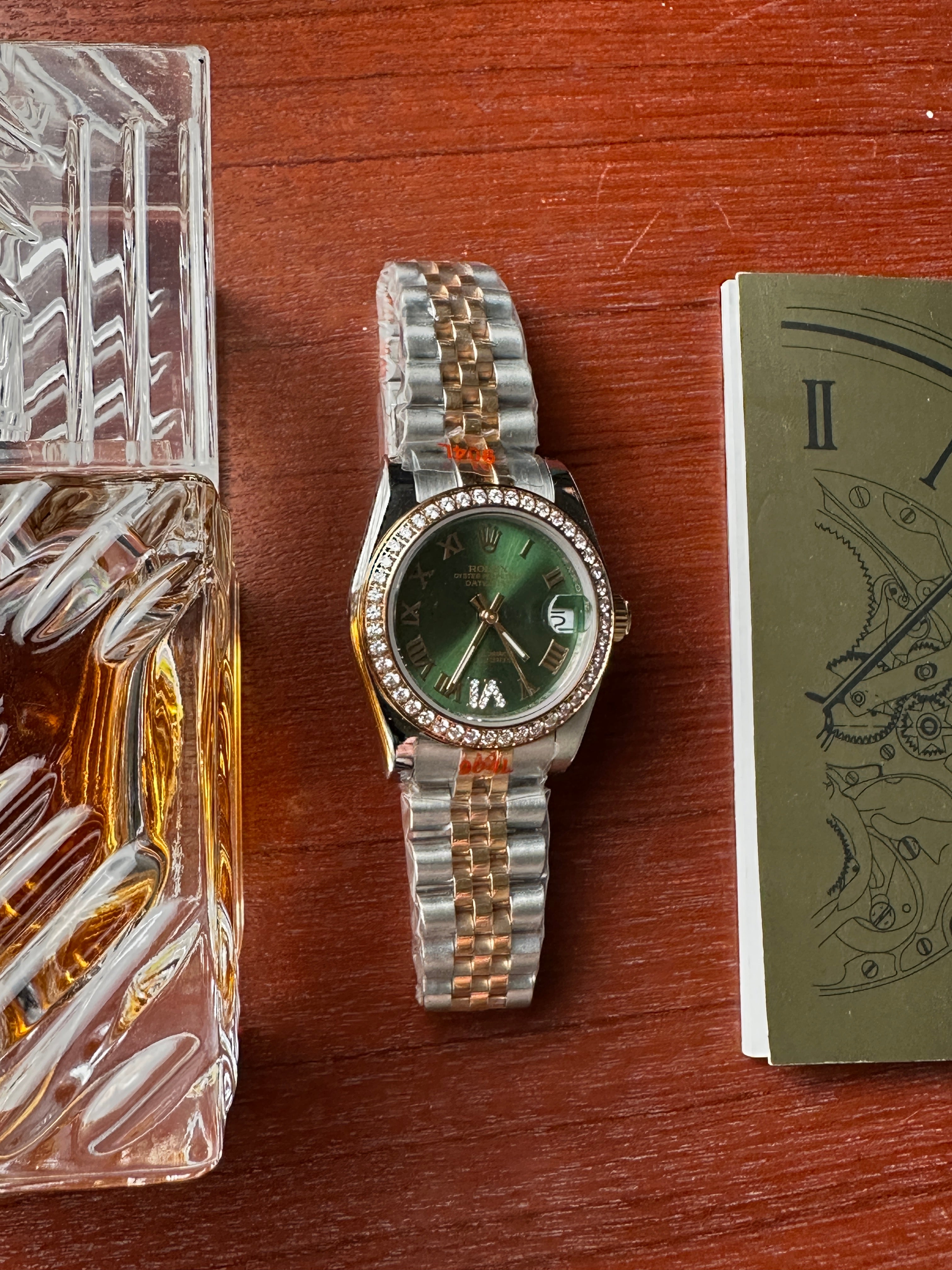 Datejust ladies (Green X Roman)DB