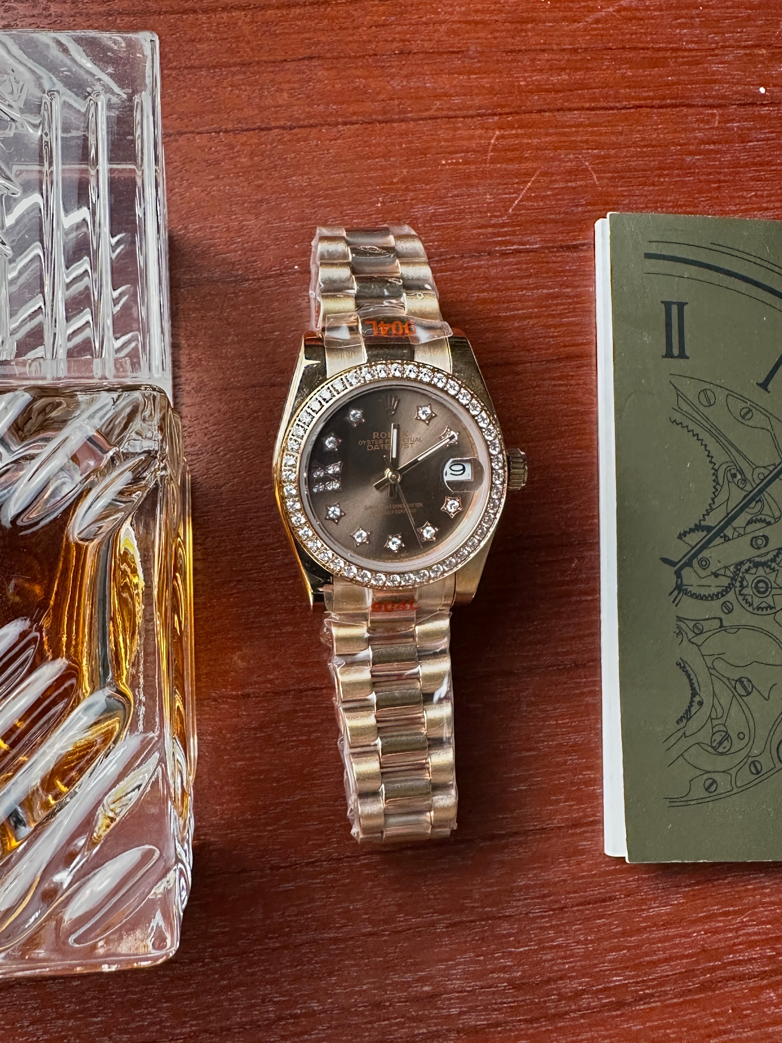 Datejust ladies (Chocolate X Rose Gold)V2