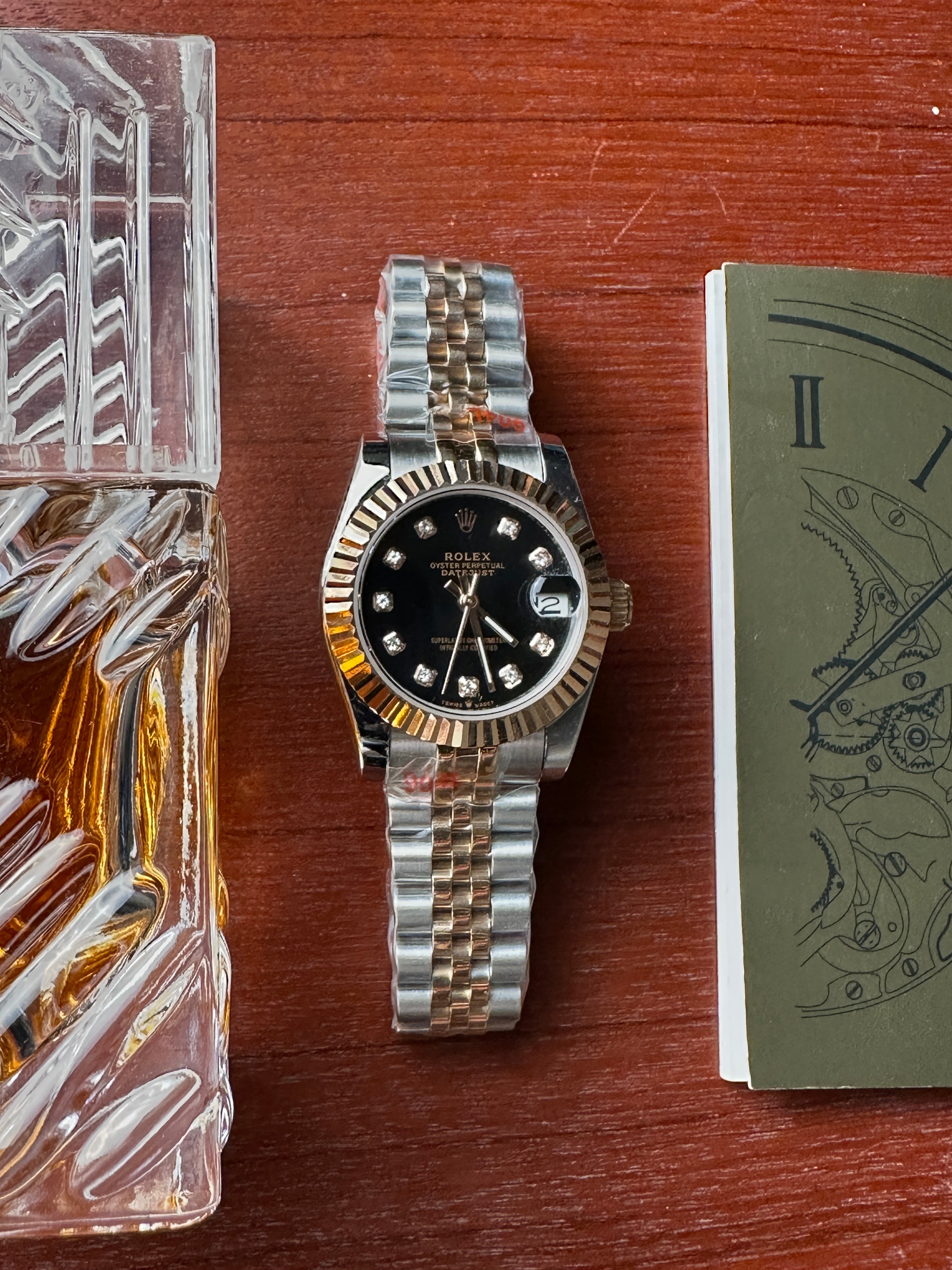 Datejust ladies (Black X Diamond)