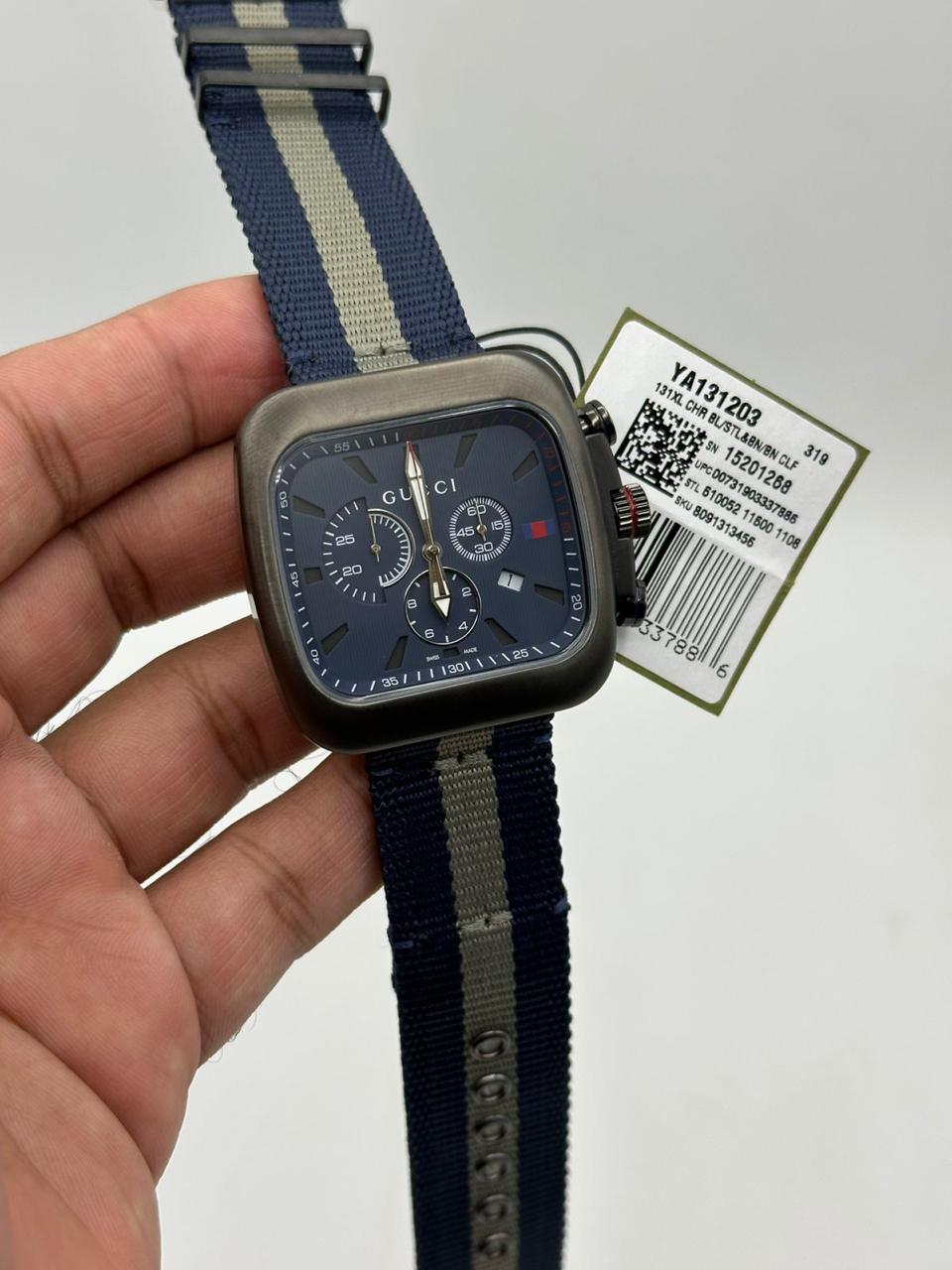 Gucci Navy Strap