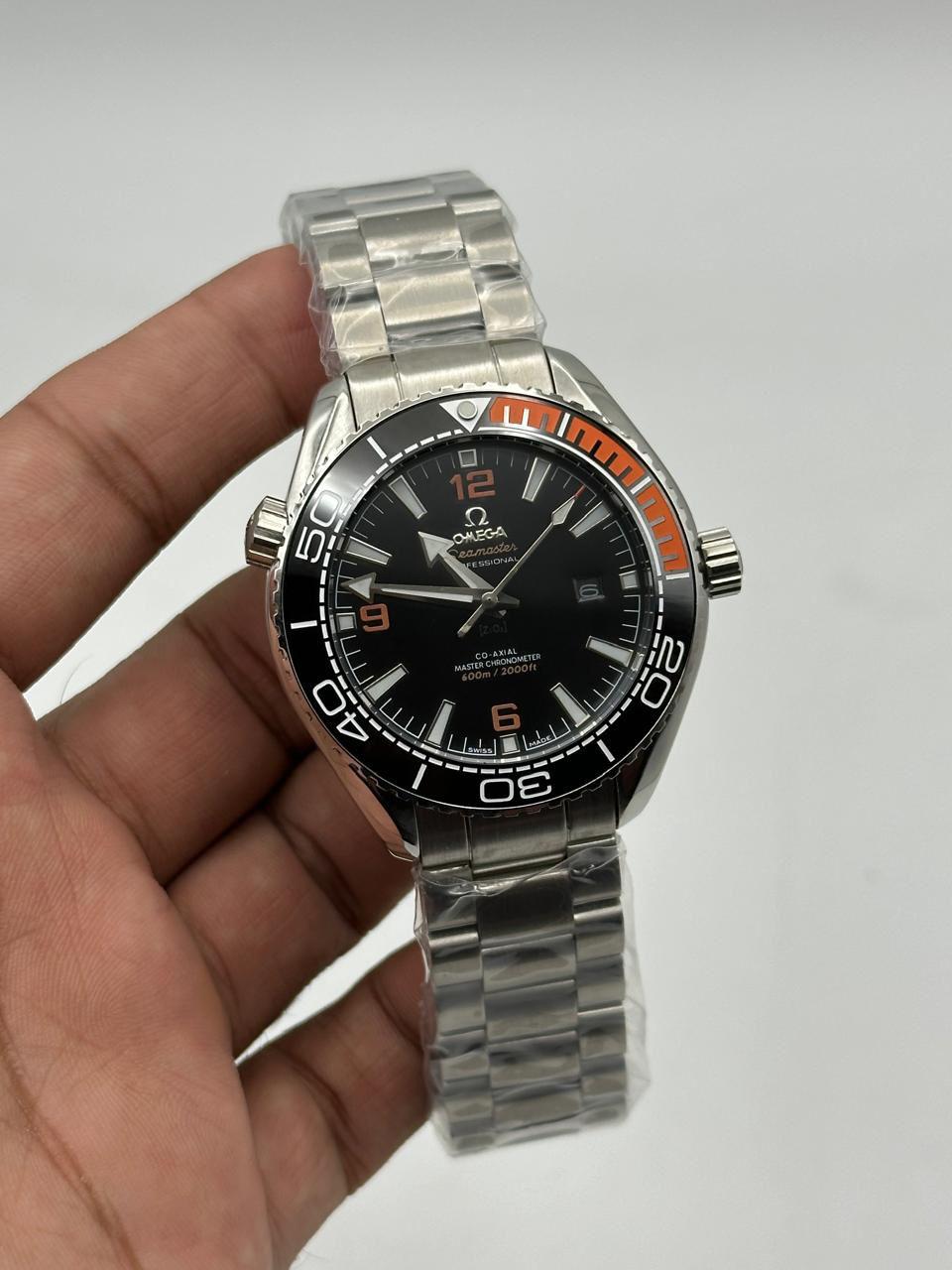 Seamaster Planet Ocean (Orange X Black)