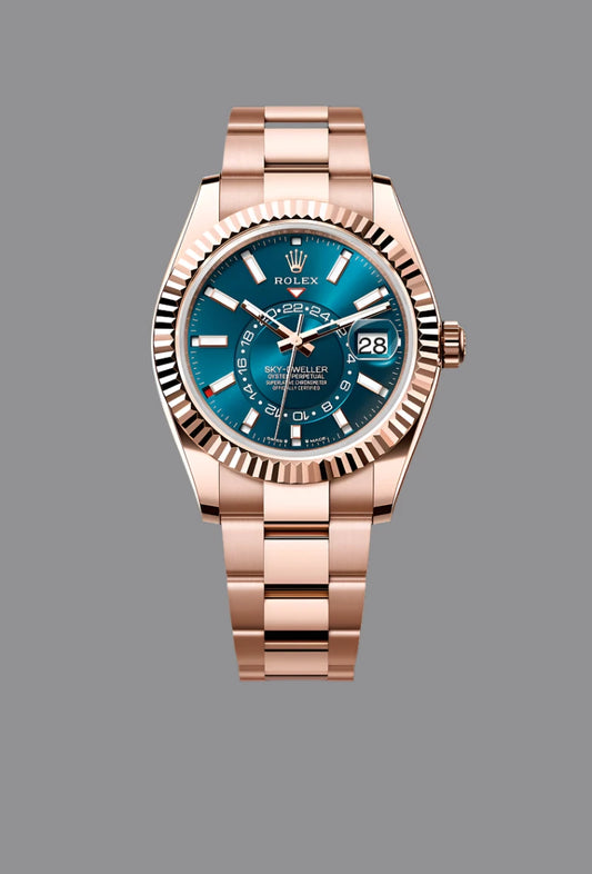 SKY-DWELLER SEA BLUE