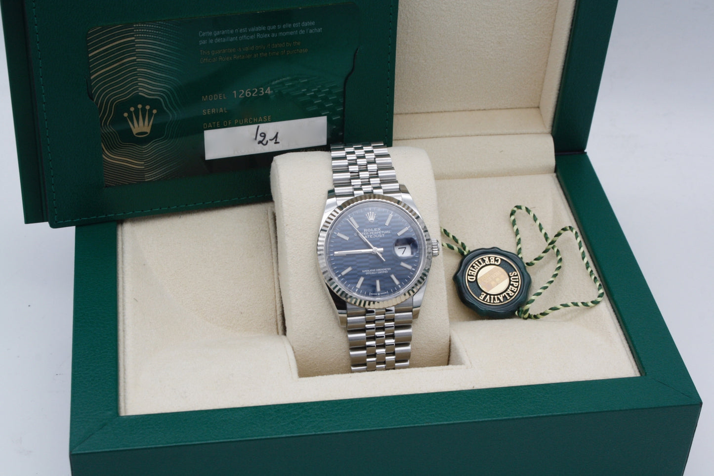 DATEJUST41 mm BLUE DIAL